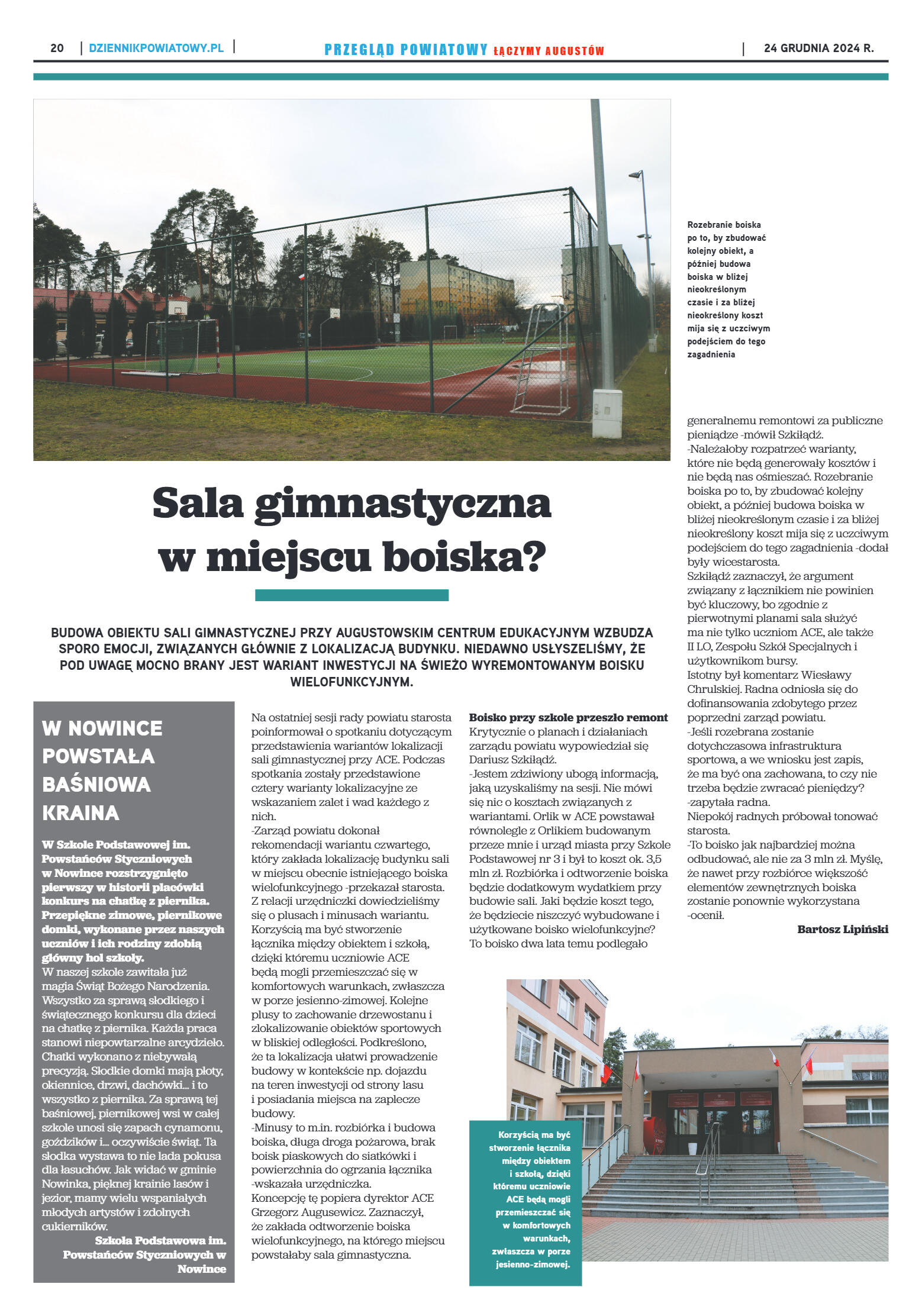 Miesięcznik Przegląd Powiatowy nr 5 z dnia 19 grud - strona 20