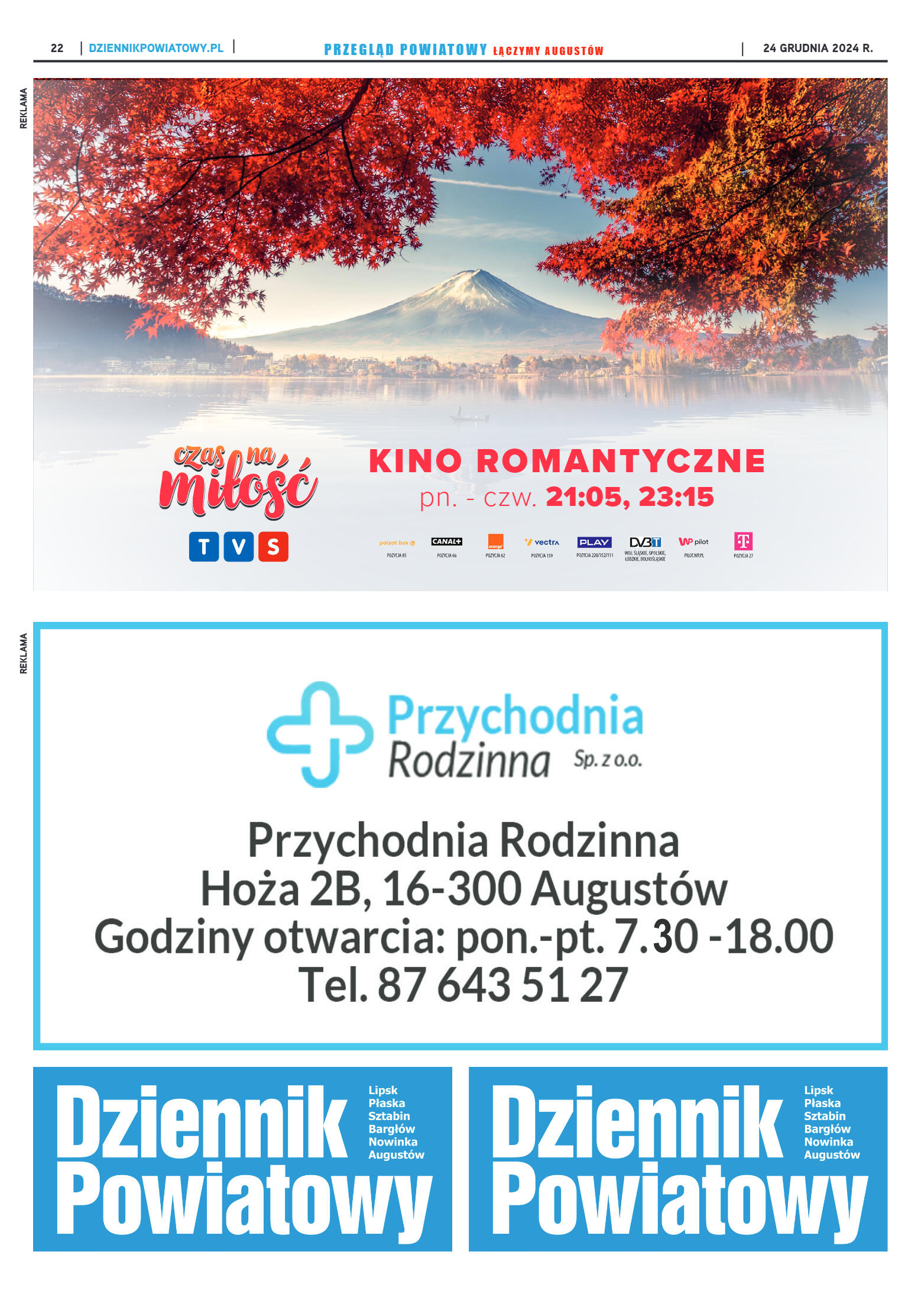 Miesięcznik Przegląd Powiatowy nr 5 z dnia 19 grud - strona 22