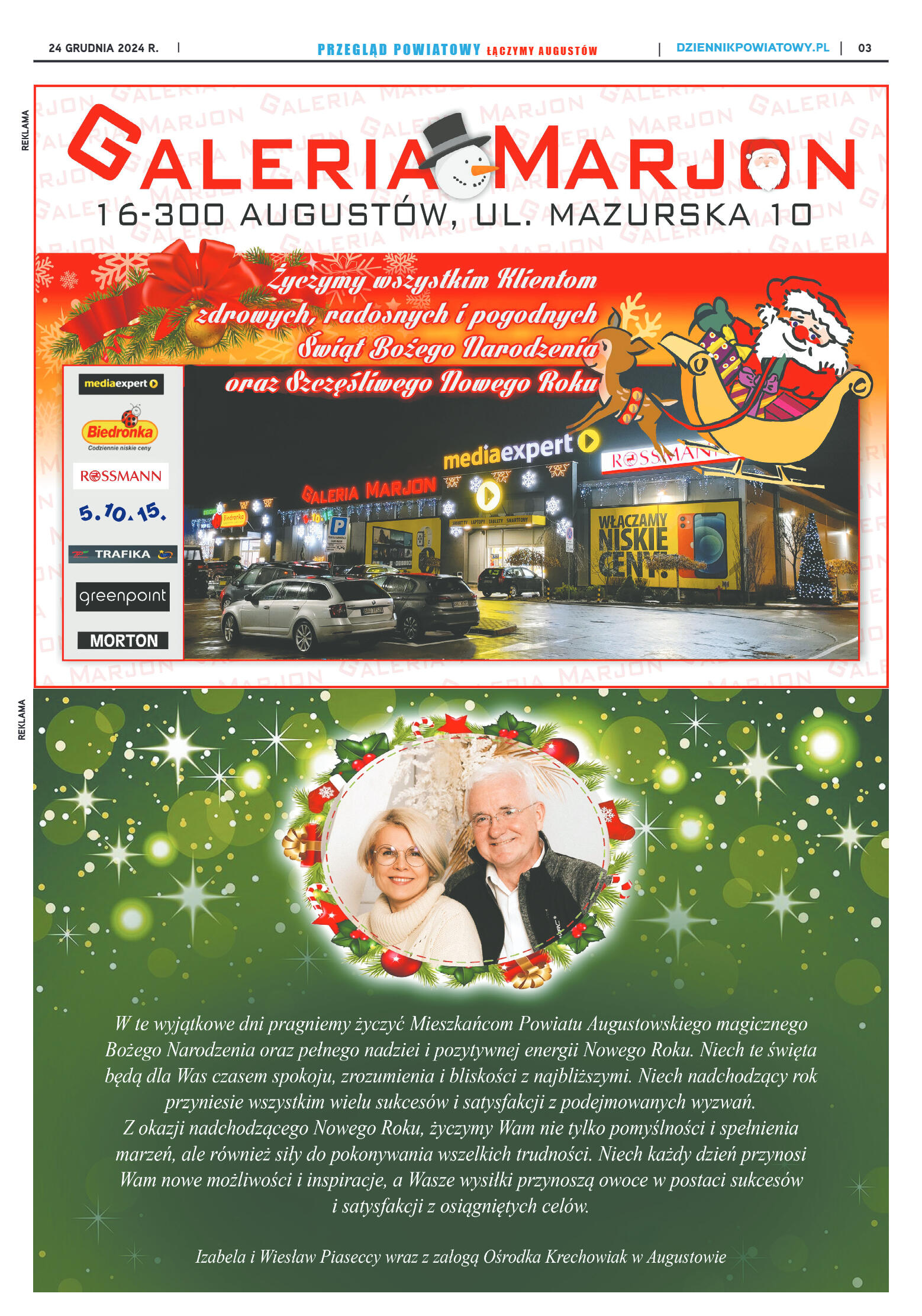 Miesięcznik Przegląd Powiatowy nr 5 z dnia 19 grud - strona 3