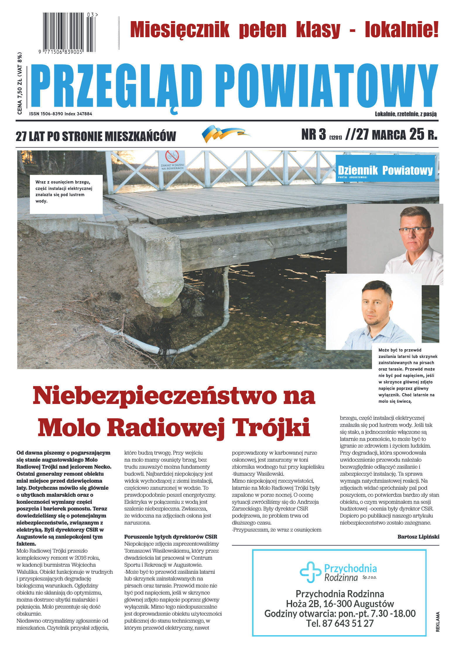 Miesięcznik Przegląd Powiatowy nr 3 z dnia 27 mar - strona 1
