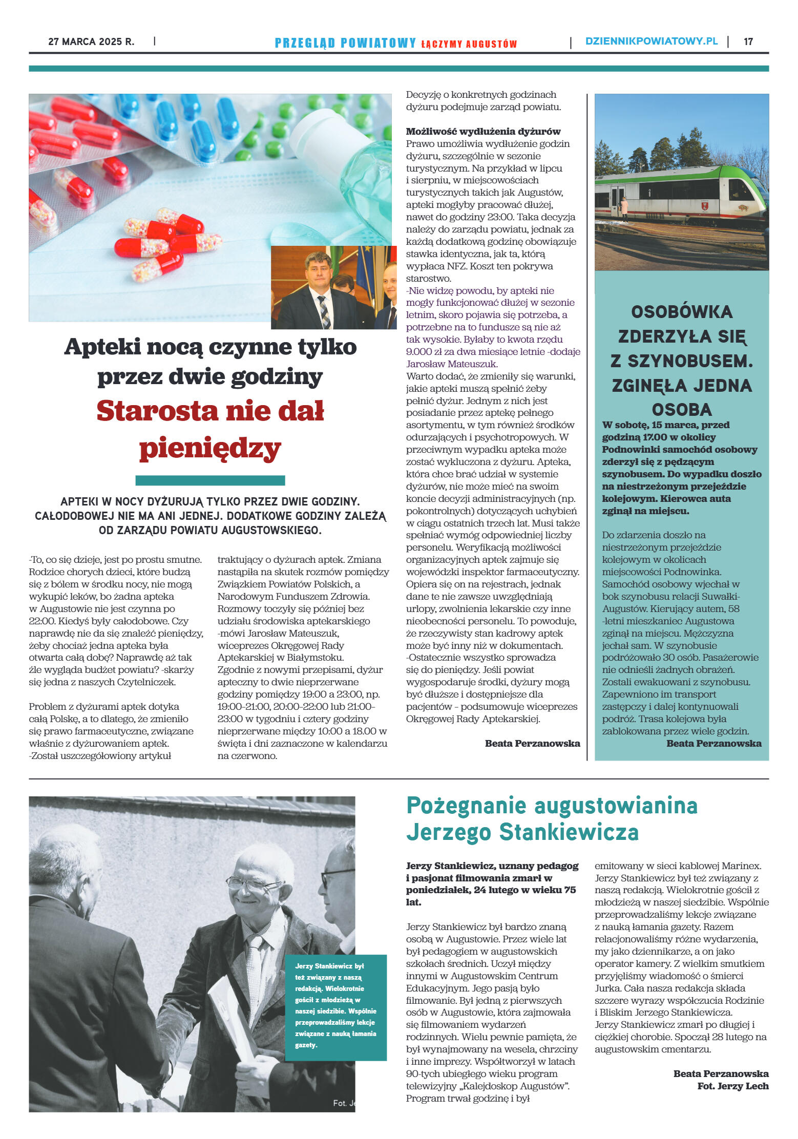 Miesięcznik Przegląd Powiatowy nr 3 z dnia 27 mar - strona 17
