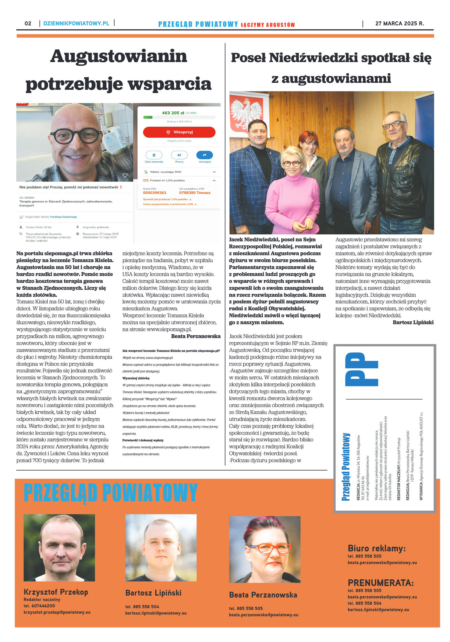 Miesięcznik Przegląd Powiatowy nr 3 z dnia 27 mar - strona 2