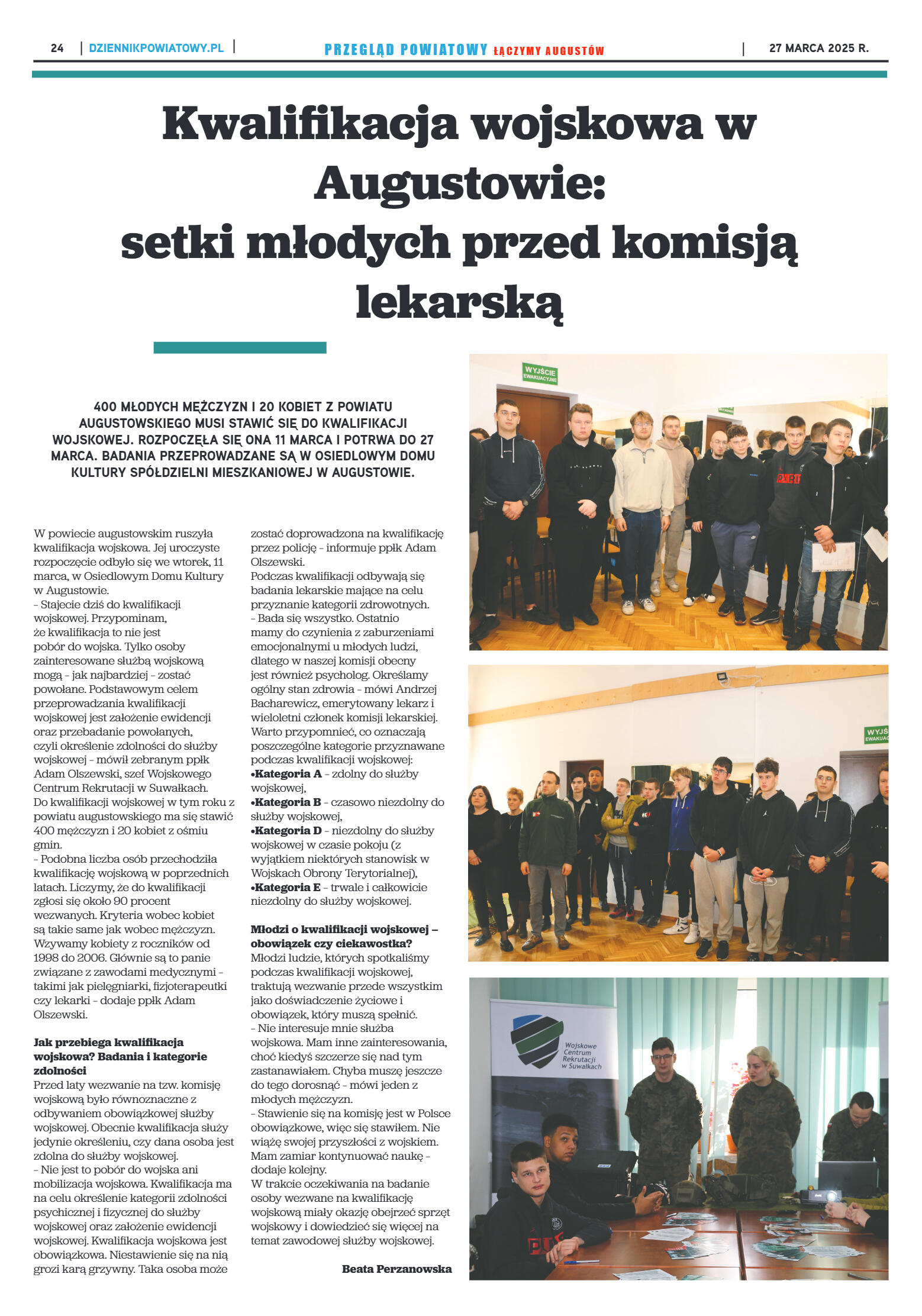 Miesięcznik Przegląd Powiatowy nr 3 z dnia 27 mar - strona 24
