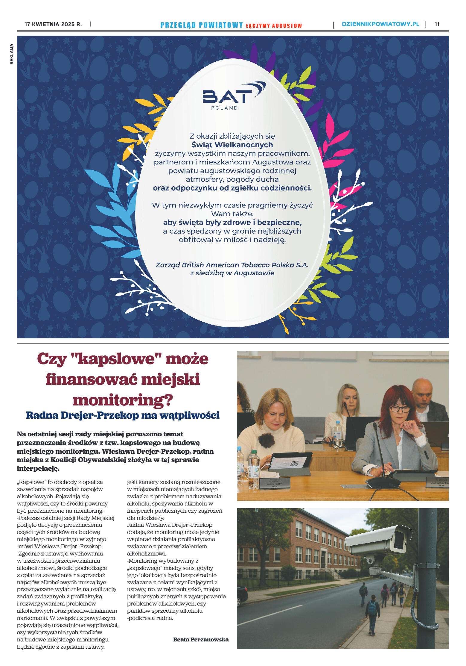 Miesięcznik Przegląd Powiatowy nr 4 z dnia 17 kwie - strona 11