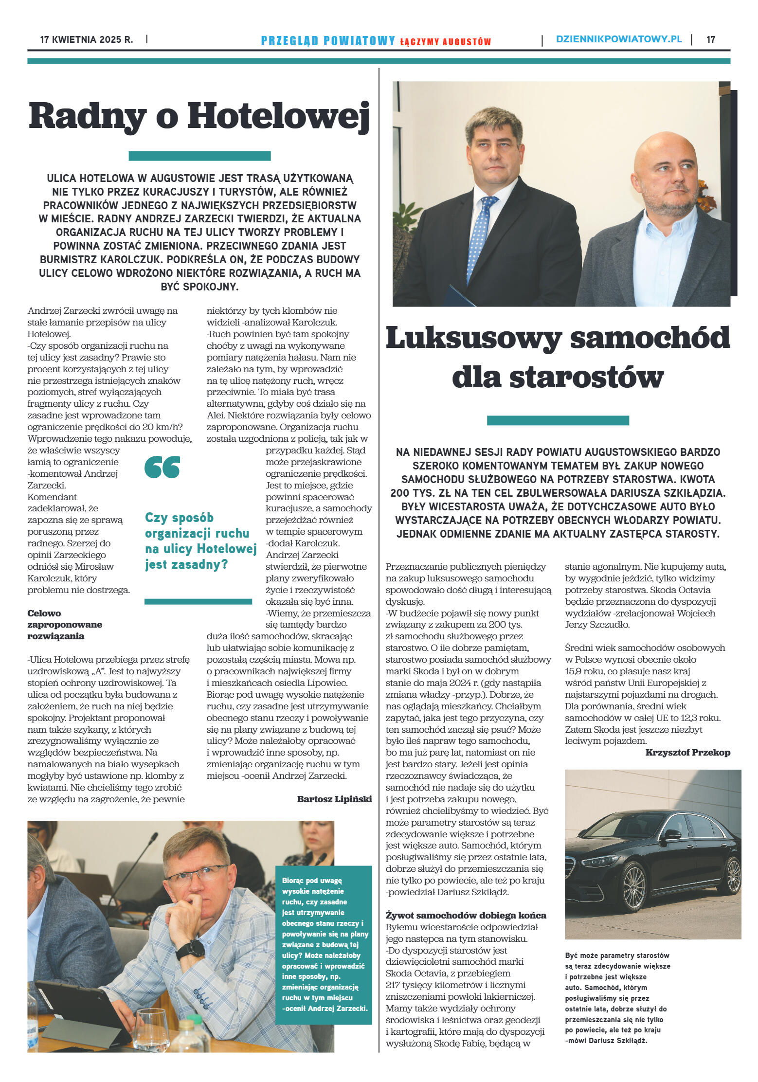 Miesięcznik Przegląd Powiatowy nr 4 z dnia 17 kwie - strona 17