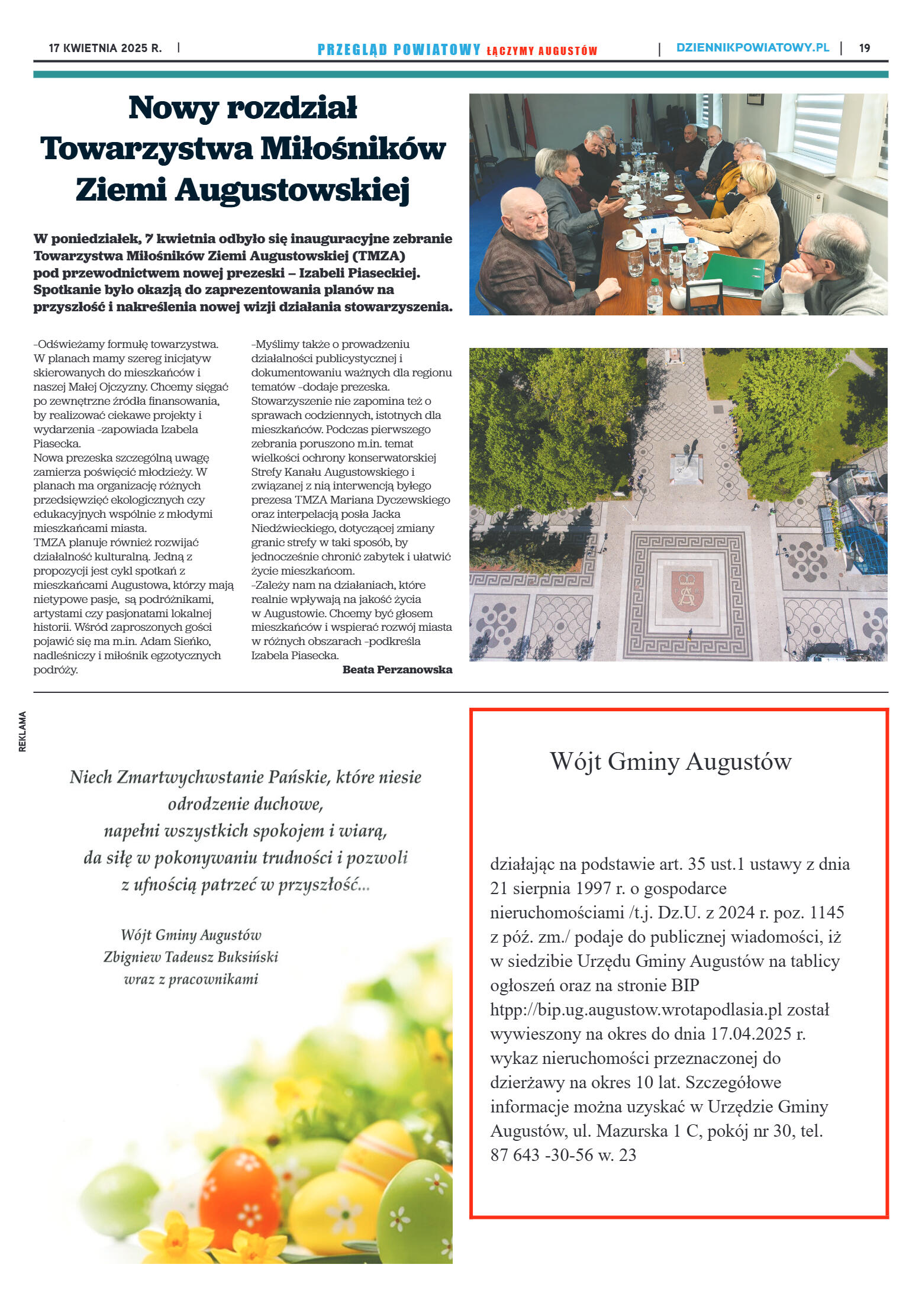 Miesięcznik Przegląd Powiatowy nr 4 z dnia 17 kwie - strona 19