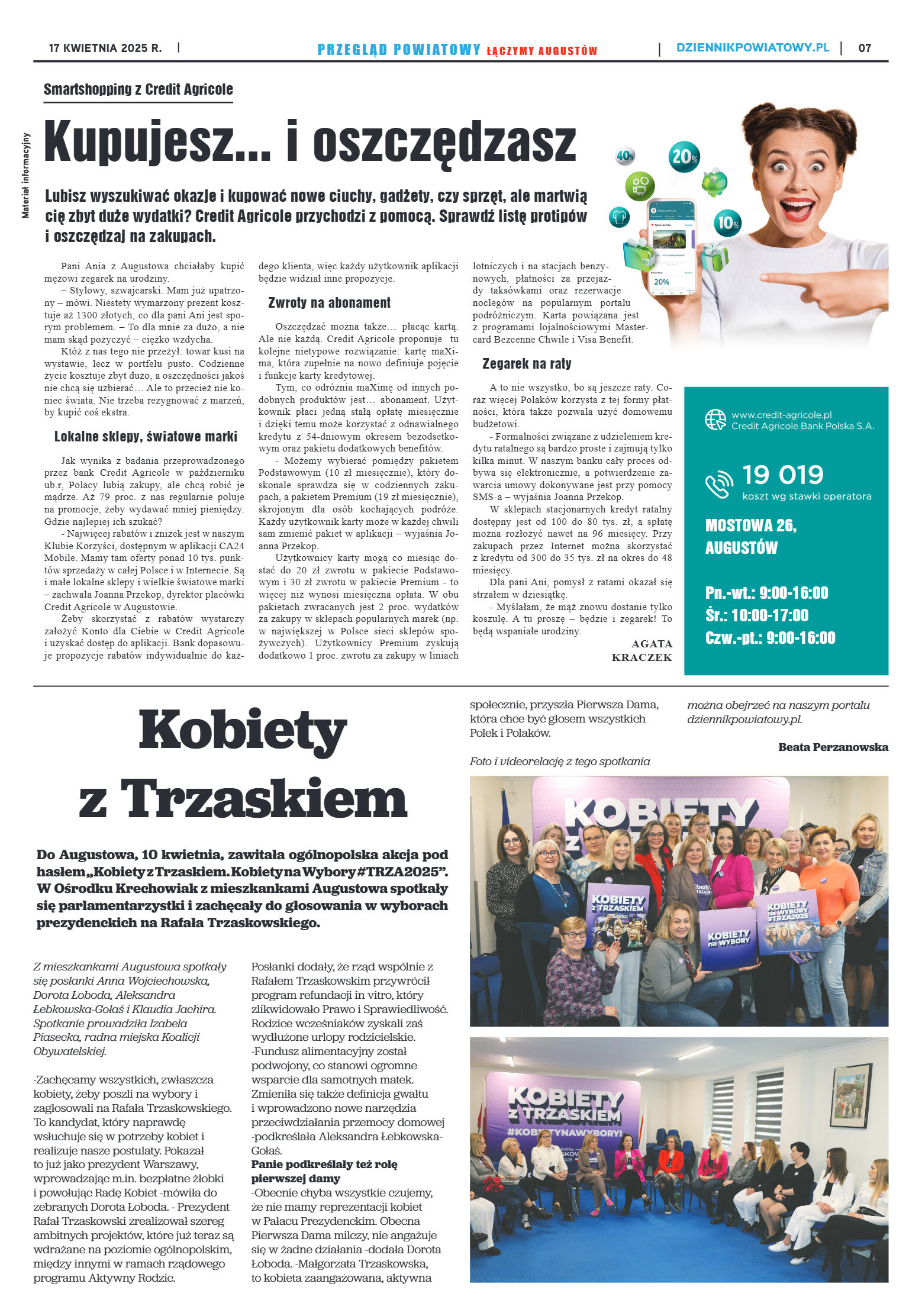 Miesięcznik Przegląd Powiatowy nr 4 z dnia 17 kwie - strona 7