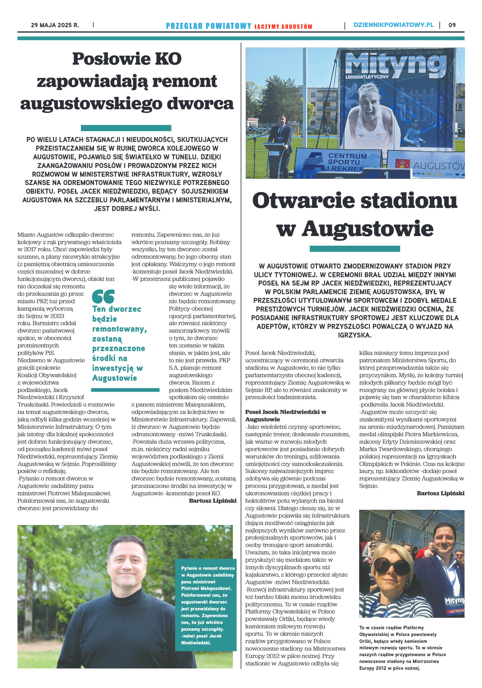 Miesięcznik Przegląd Powiatowy nr 5 z dnia 29 maja - strona 9