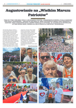 Miesięcznik Przegląd Powiatowy nr 5 z dnia 29 maja - strona 14