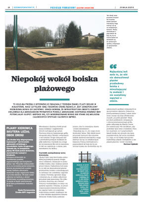 Miesięcznik Przegląd Powiatowy nr 5 z dnia 29 maja - strona 20
