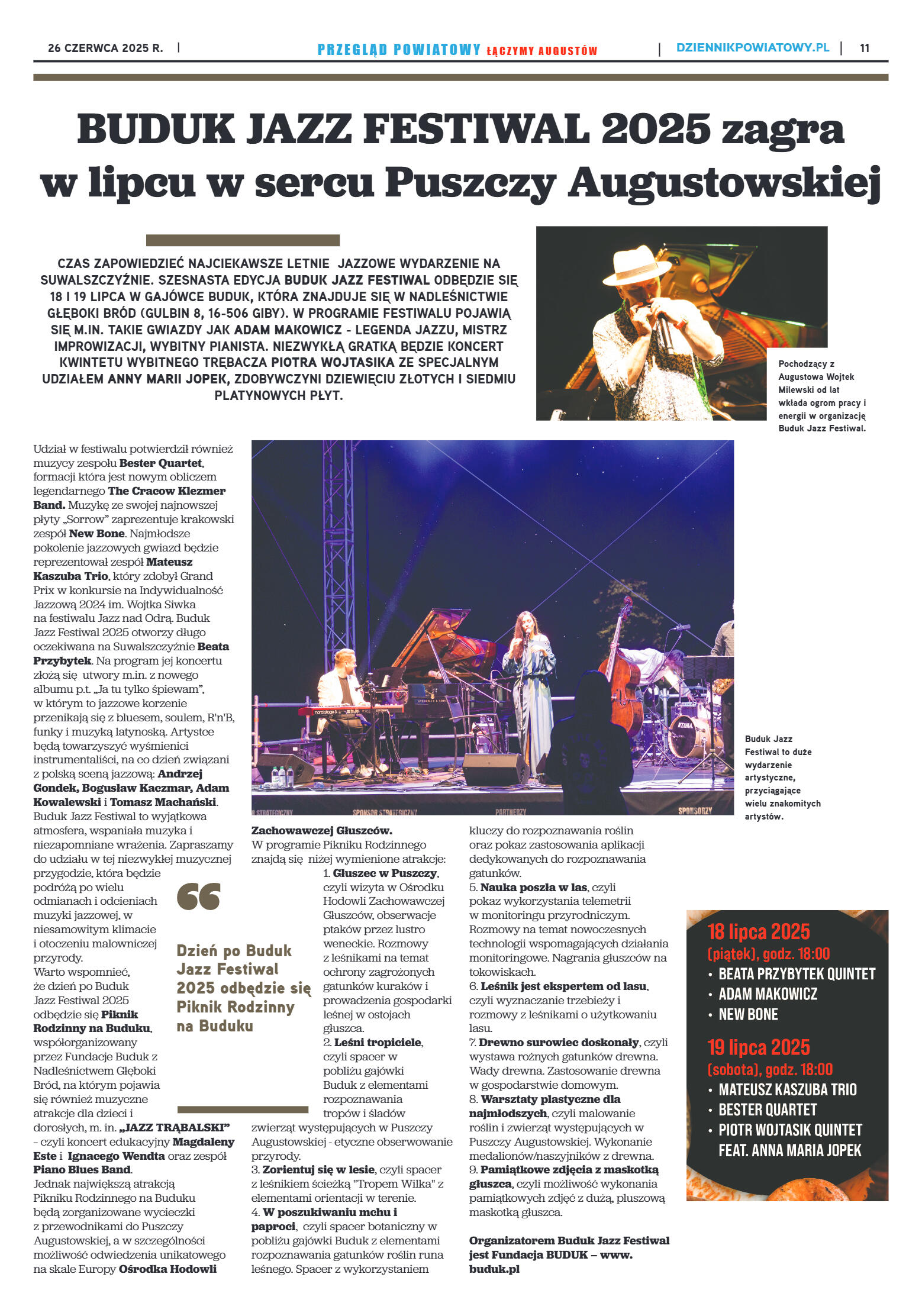 Miesięcznik Przegląd Powiatowy nr 6 z dnia 26 czer - strona 11