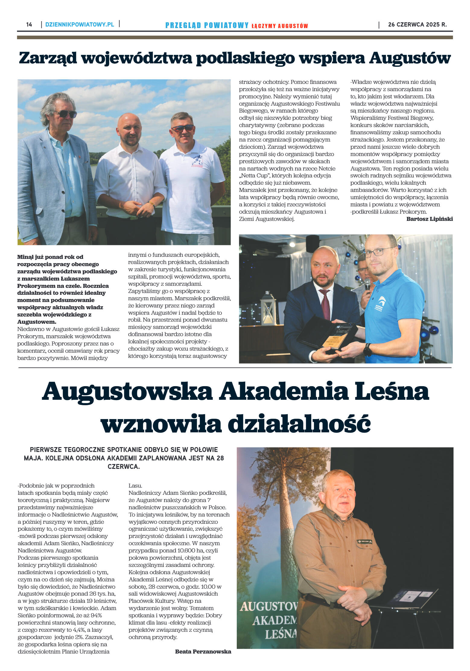 Miesięcznik Przegląd Powiatowy nr 6 z dnia 26 czer - strona 14