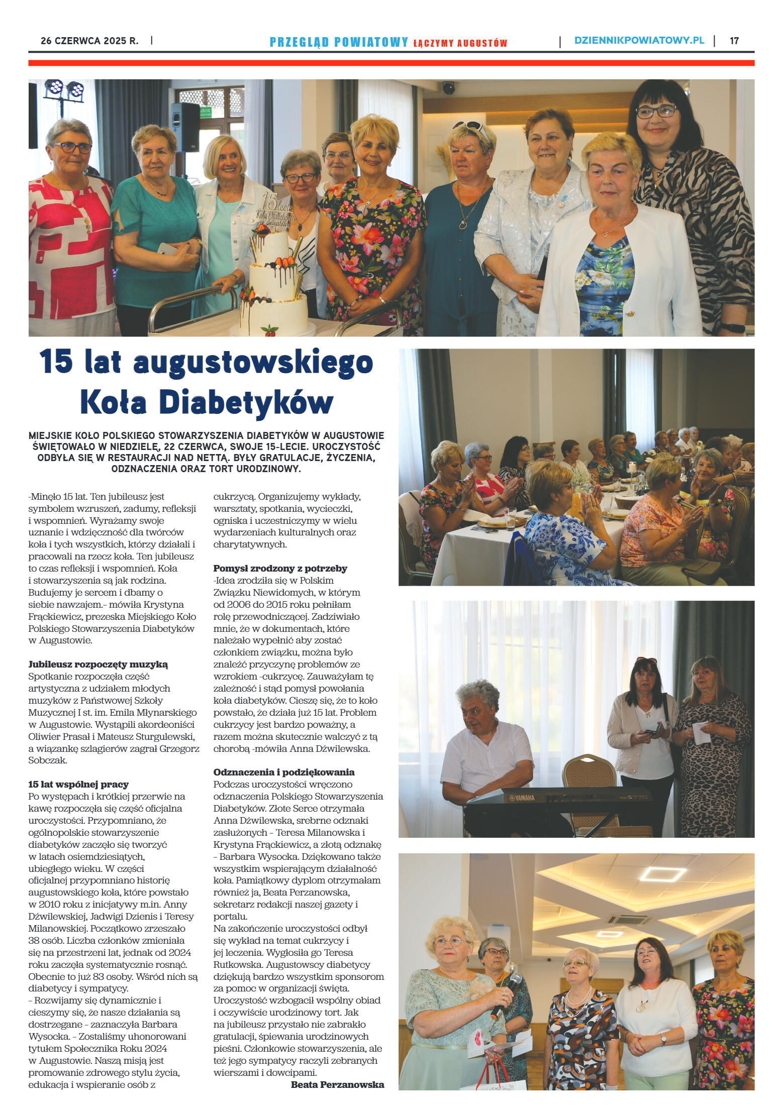 Miesięcznik Przegląd Powiatowy nr 6 z dnia 26 czer - strona 17