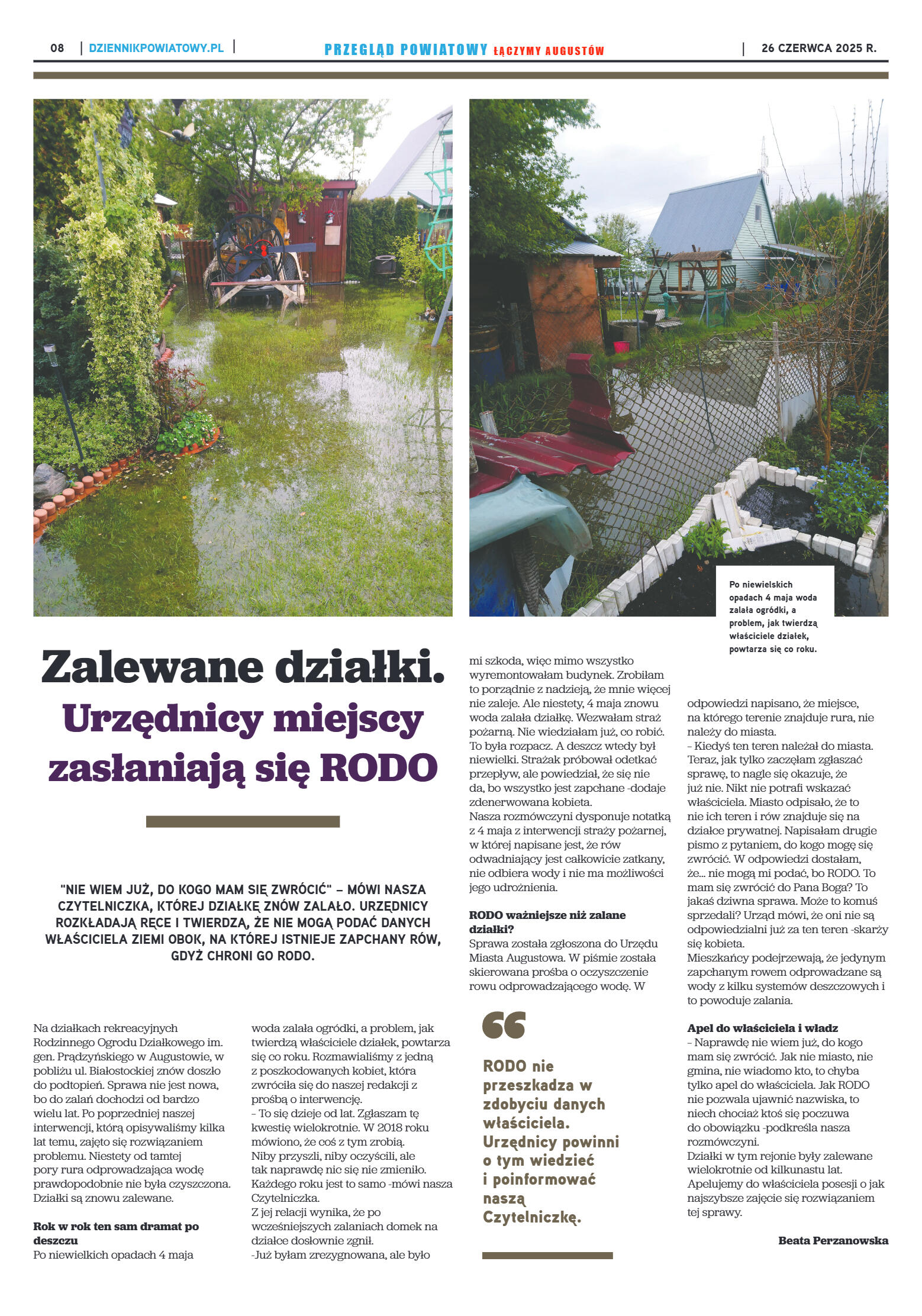 Miesięcznik Przegląd Powiatowy nr 6 z dnia 26 czer - strona 8