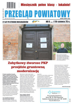 Miesięcznik Przegląd Powiatowy nr 6 z dnia 26 czer - strona 1