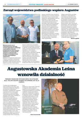 Miesięcznik Przegląd Powiatowy nr 6 z dnia 26 czer - strona 14