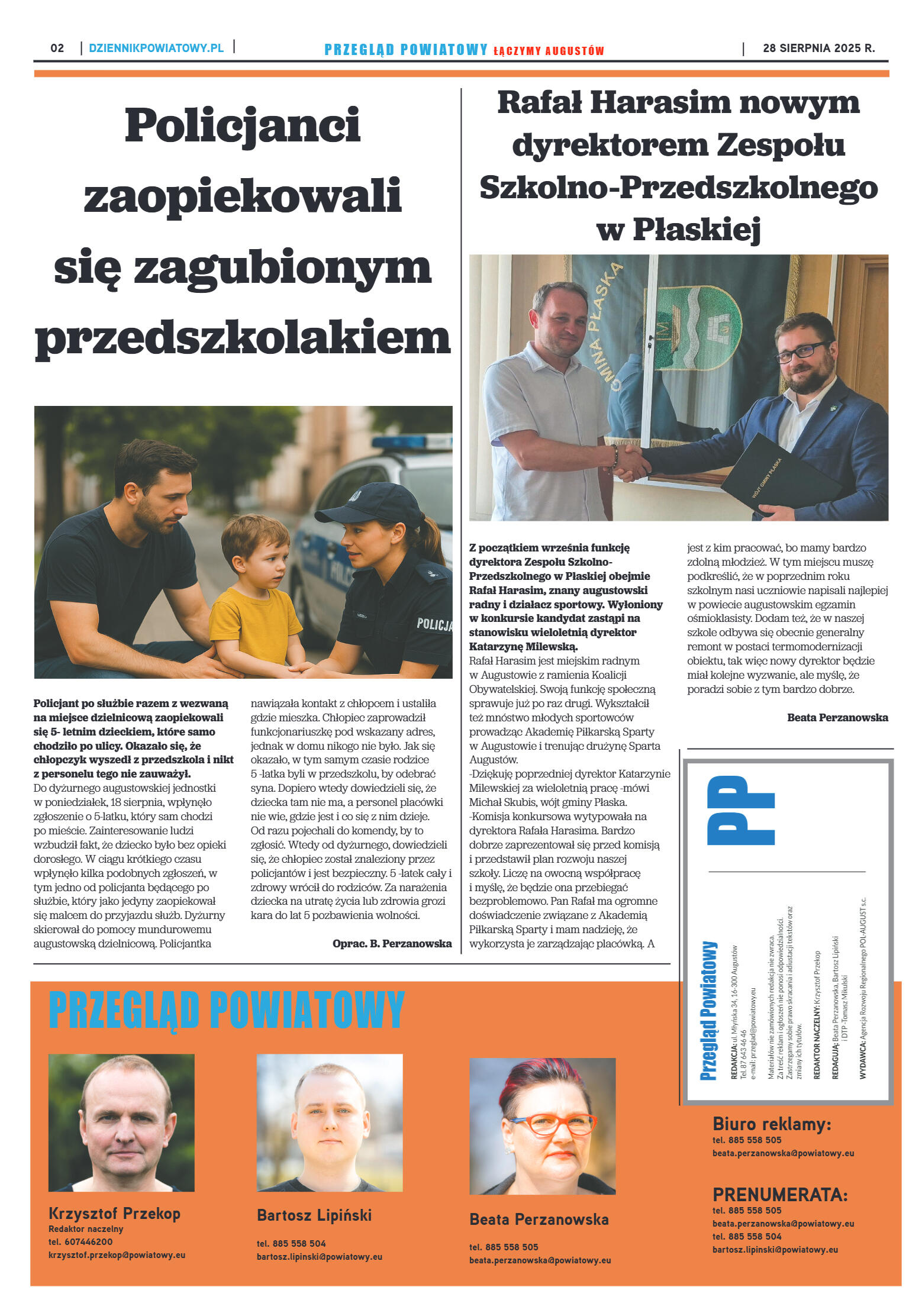 Miesięcznik Przegląd Powiatowy nr 8 z dnia 28 sier - strona 2