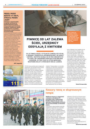 Miesięcznik Przegląd Powiatowy nr 8 z dnia 28 sier - strona 16