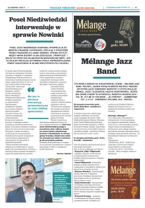 Miesięcznik Przegląd Powiatowy nr 8 z dnia 28 sier - strona 7