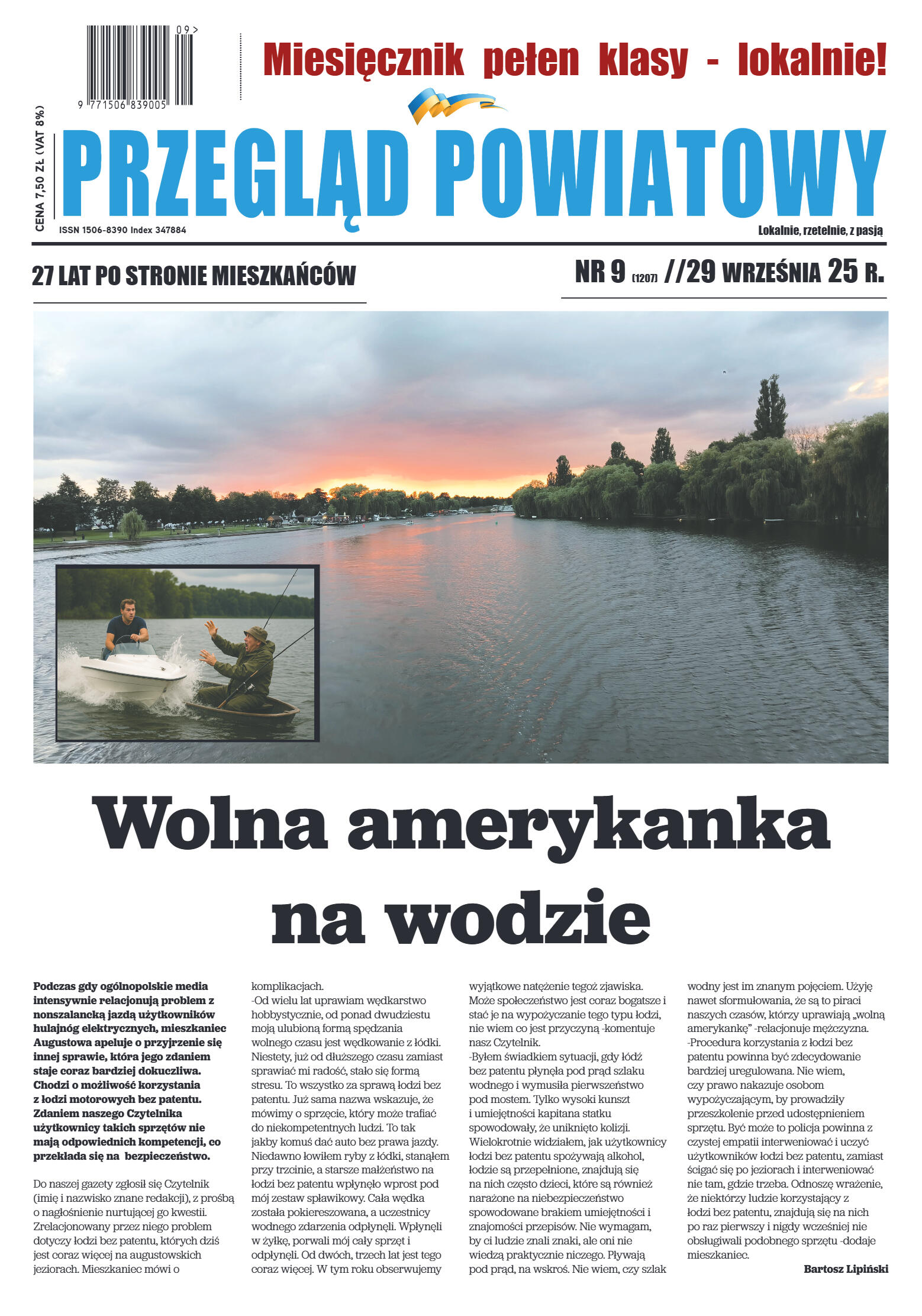 Miesięcznik Przegląd Powiatowy nr 9 z dnia 29 wrze - strona 1