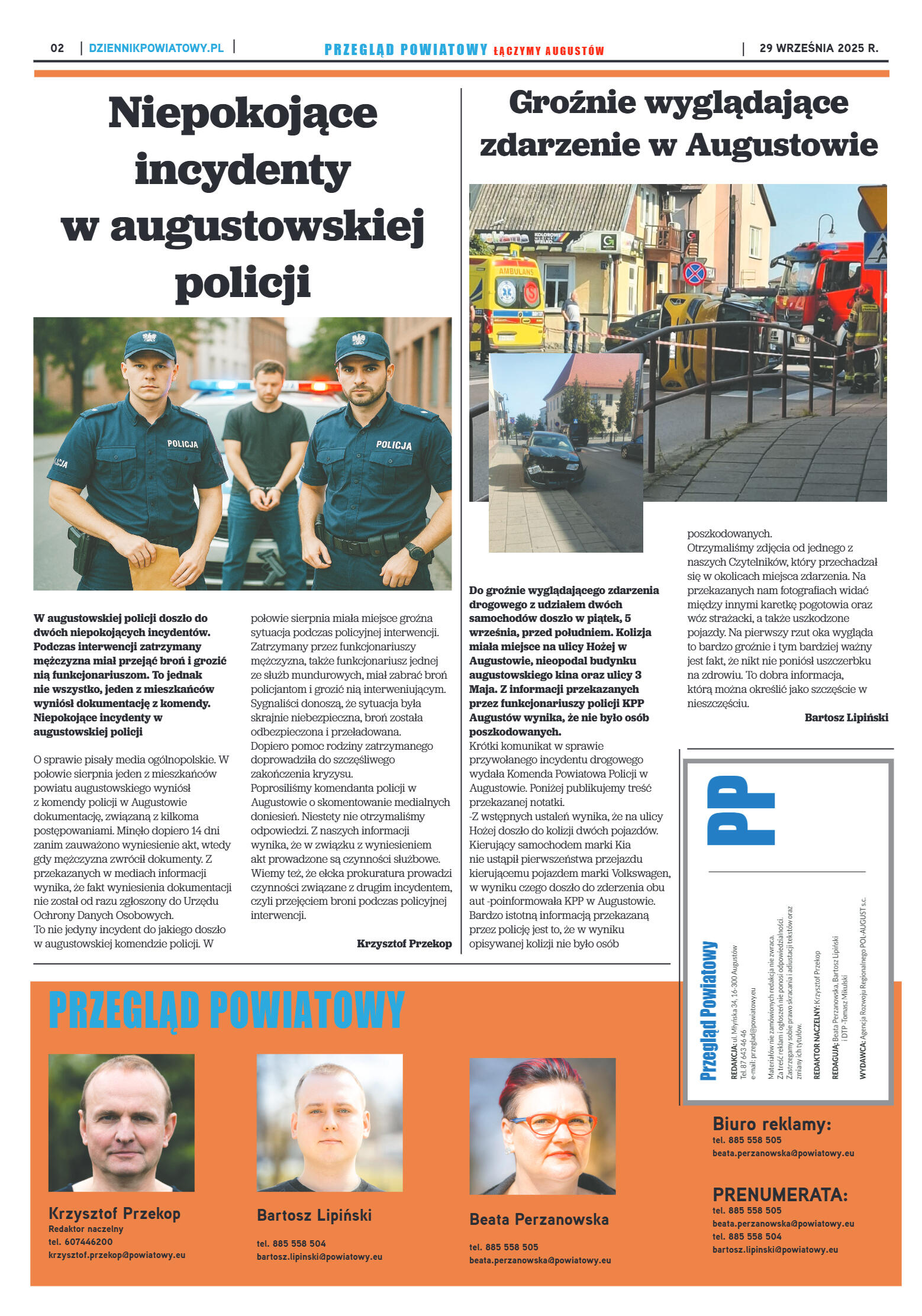 Miesięcznik Przegląd Powiatowy nr 9 z dnia 29 wrze - strona 2