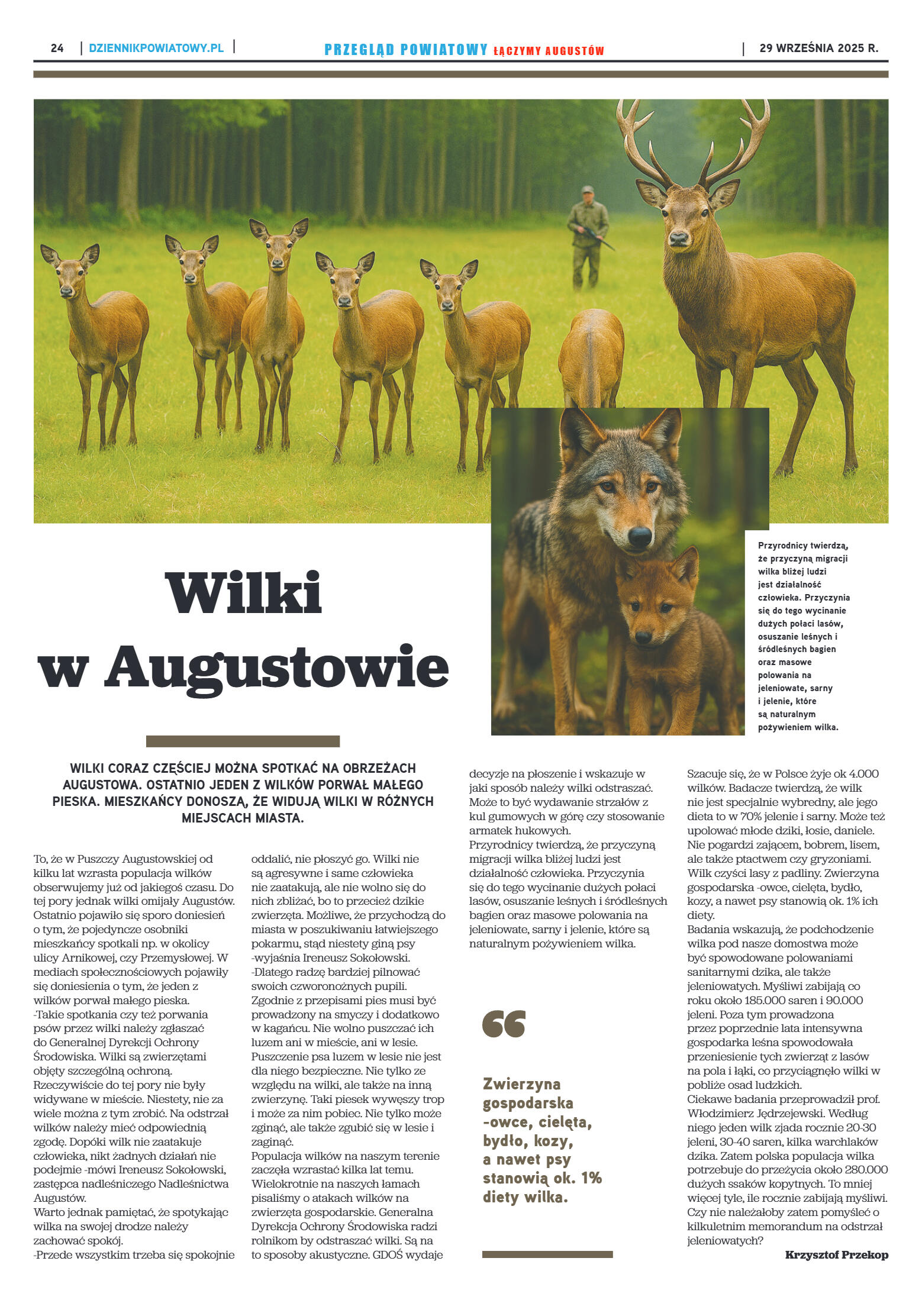 Miesięcznik Przegląd Powiatowy nr 9 z dnia 29 wrze - strona 24