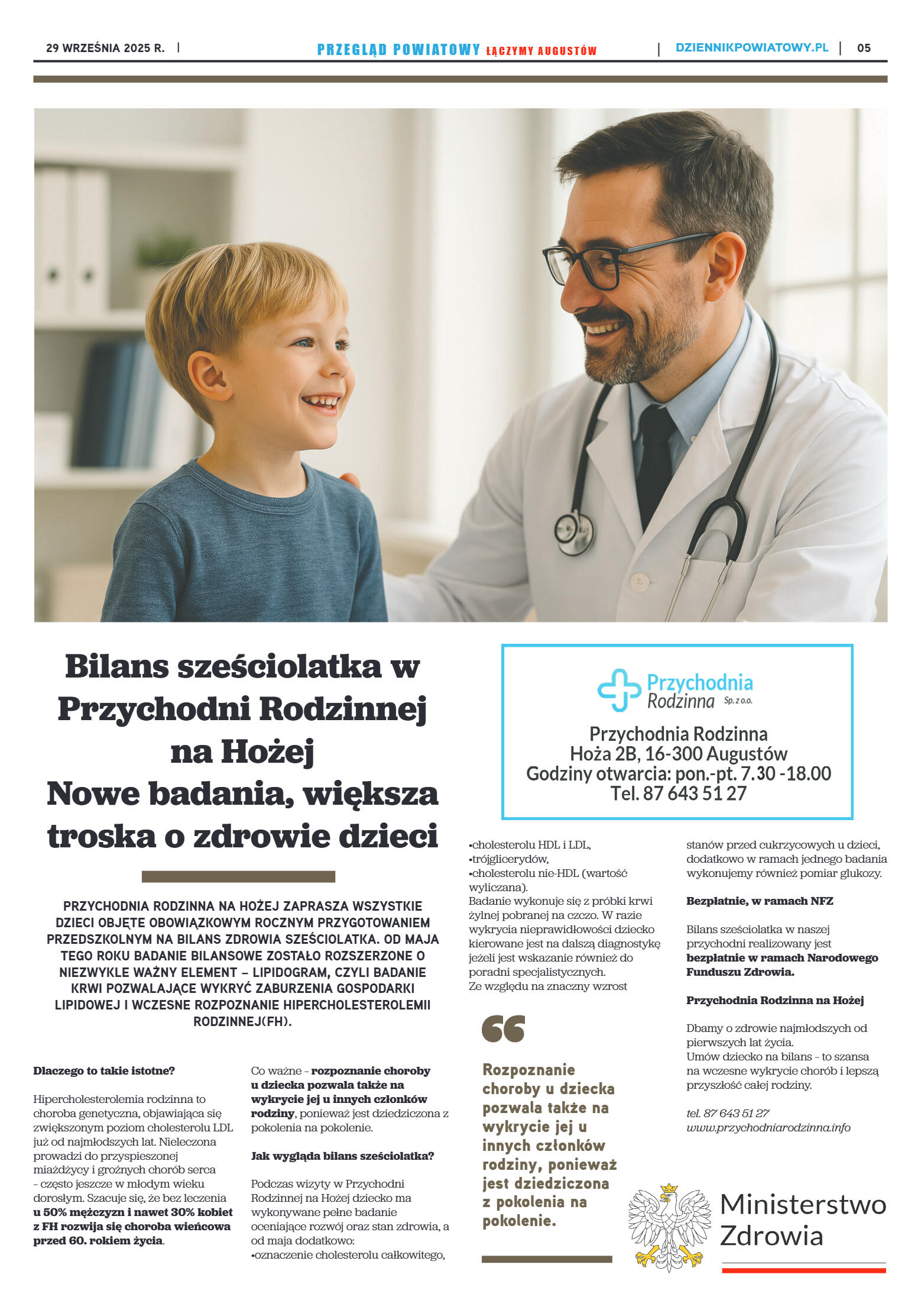 Miesięcznik Przegląd Powiatowy nr 9 z dnia 29 wrze - strona 5