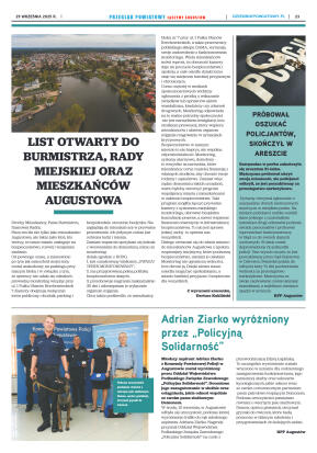 Miesięcznik Przegląd Powiatowy nr 9 z dnia 29 wrze - strona 23