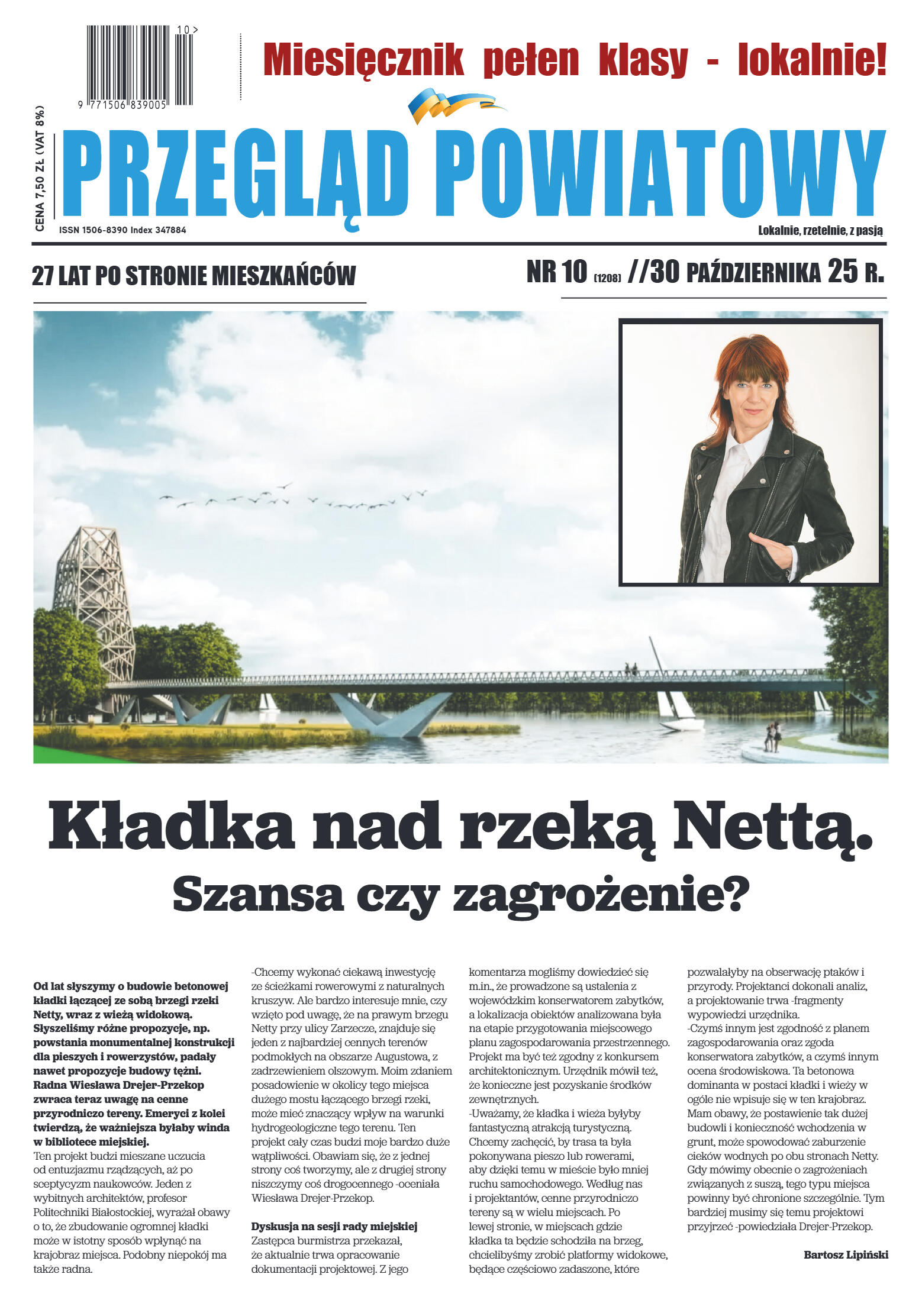 Miesięcznik Przegląd Powiatowy nr 10 z dnia 30 paź - strona 1