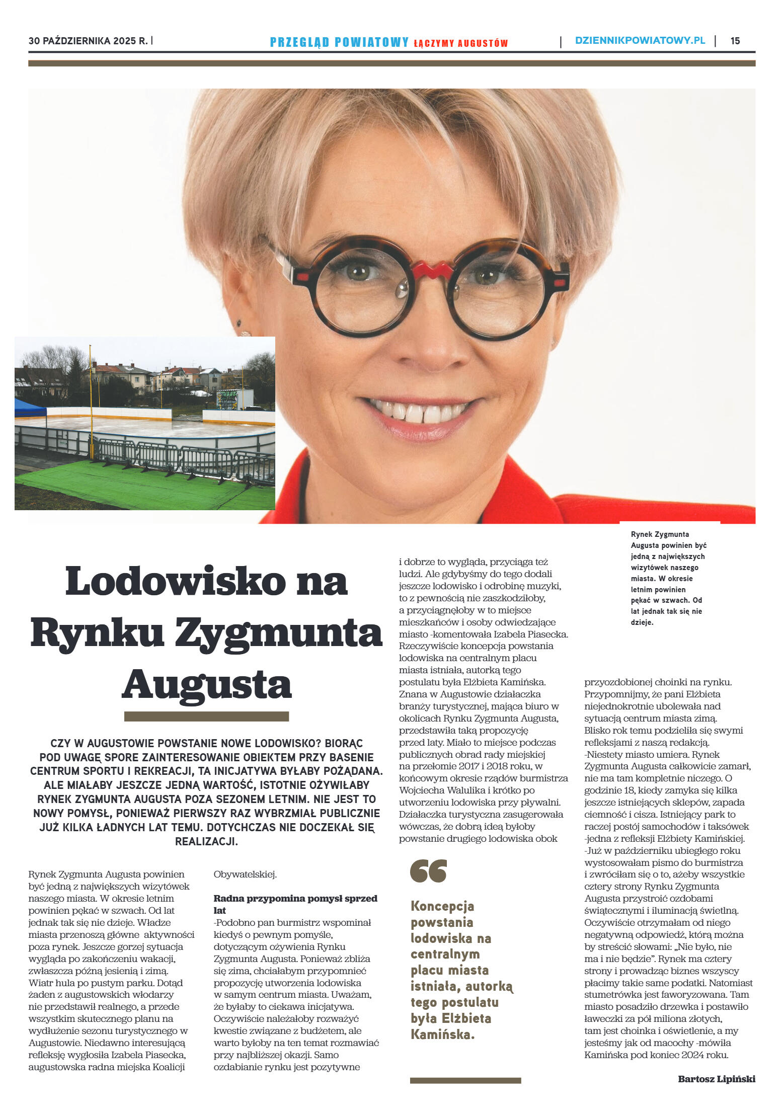 Miesięcznik Przegląd Powiatowy nr 10 z dnia 30 paź - strona 15