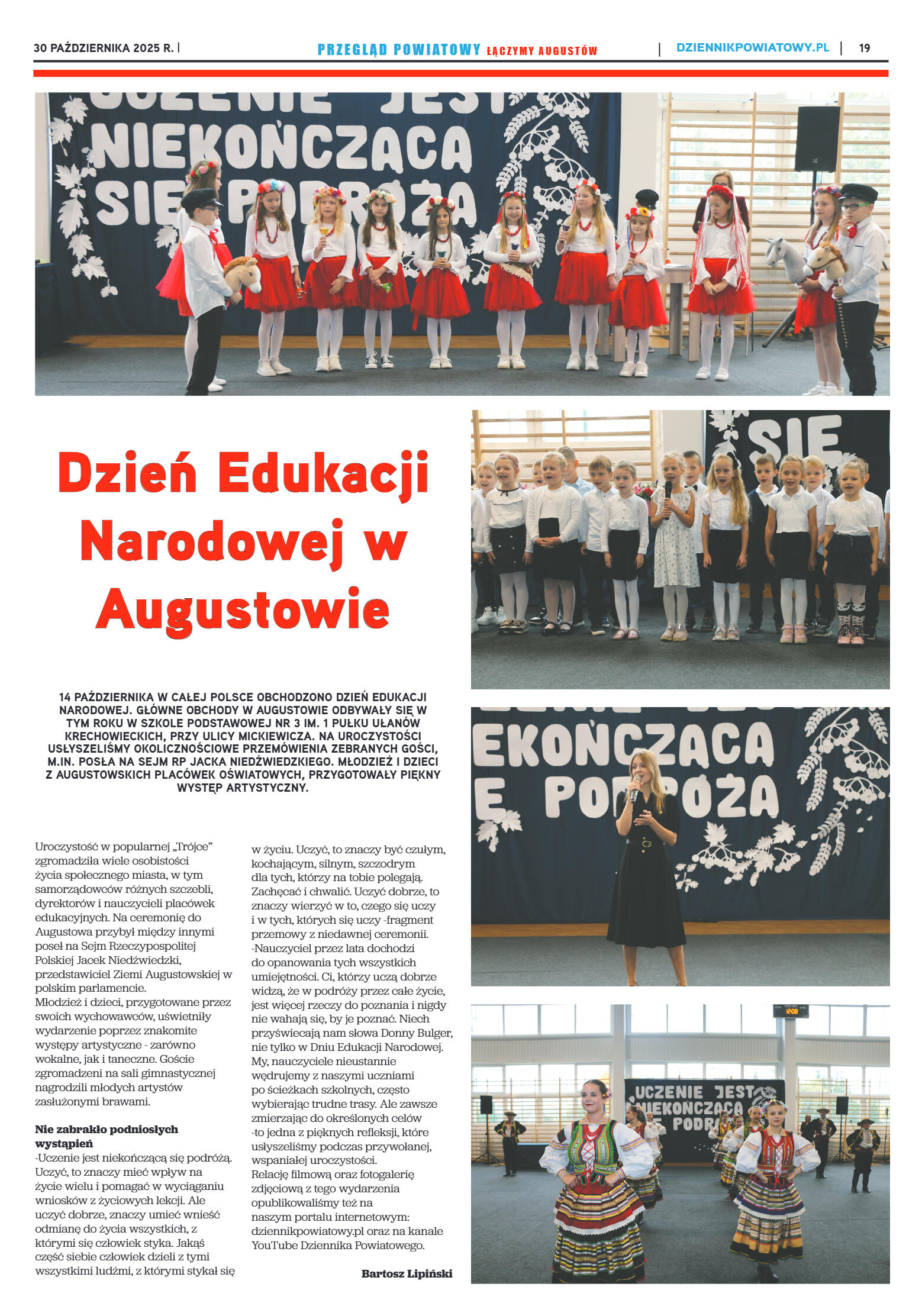 Miesięcznik Przegląd Powiatowy nr 10 z dnia 30 paź - strona 19