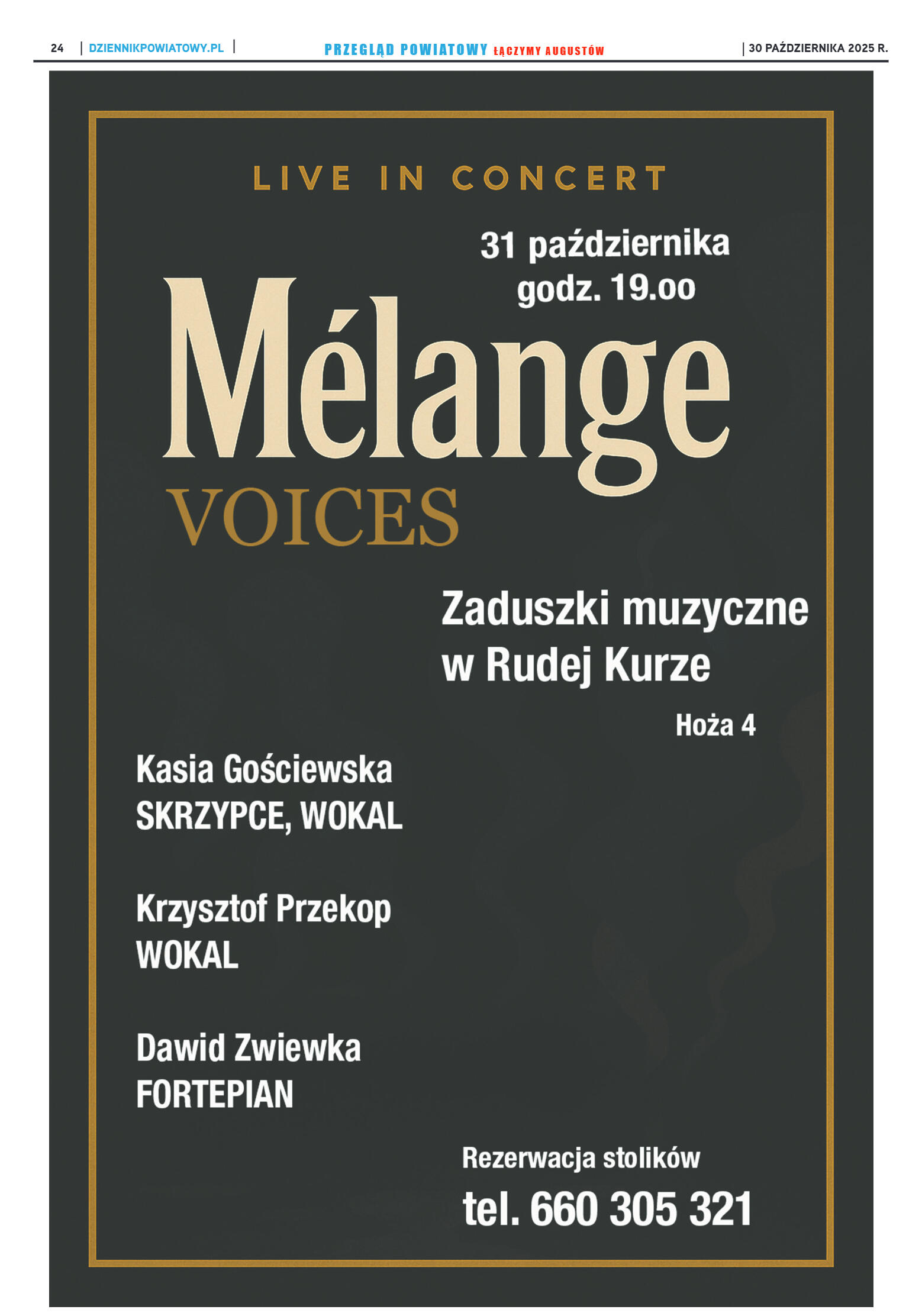 Miesięcznik Przegląd Powiatowy nr 10 z dnia 30 paź - strona 24