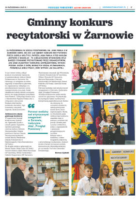 Miesięcznik Przegląd Powiatowy nr 10 z dnia 30 paź - strona 17