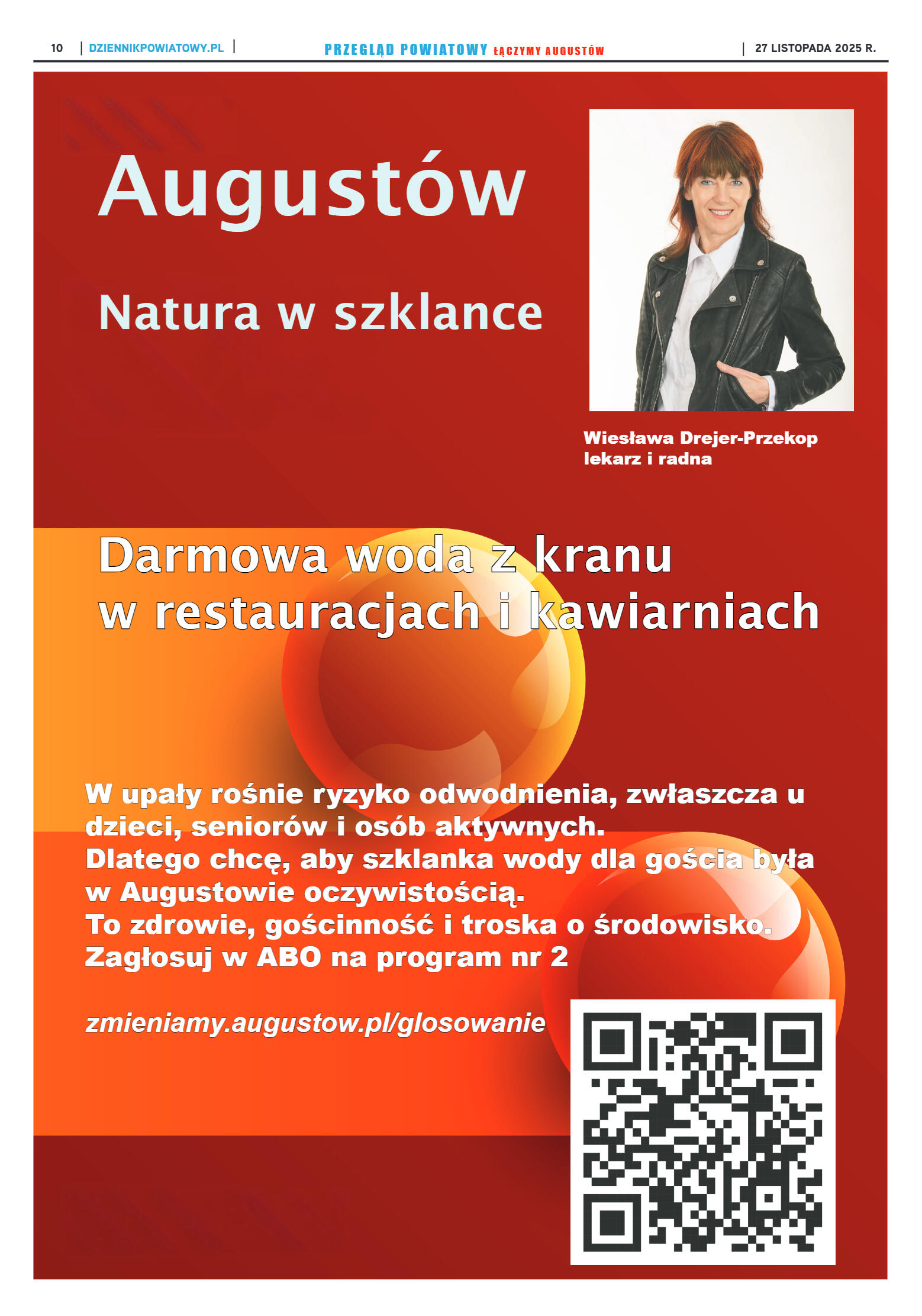 Miesięcznik Przegląd Powiatowy nr 11 z dnia 27 lis - strona 10