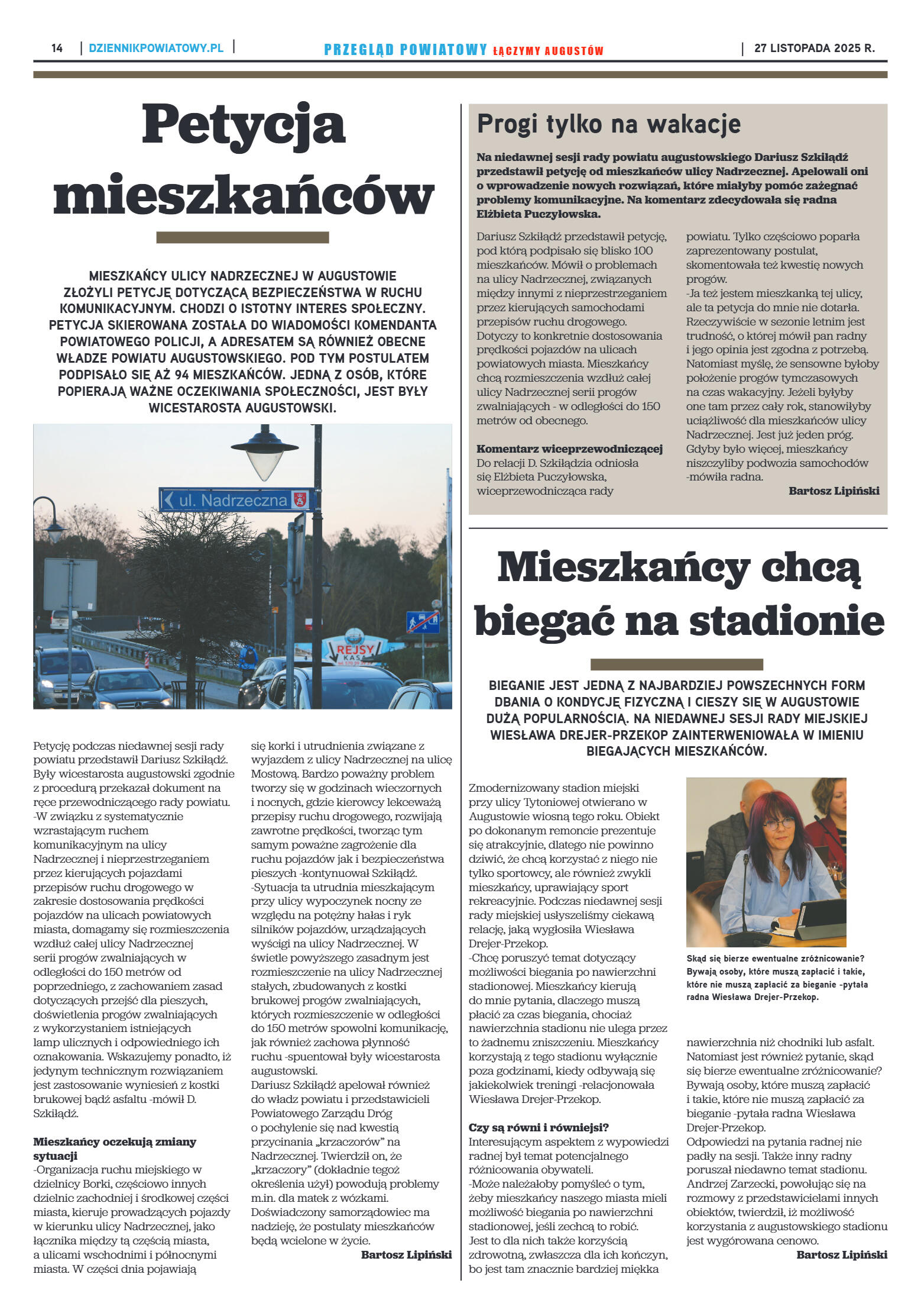 Miesięcznik Przegląd Powiatowy nr 11 z dnia 27 lis - strona 14