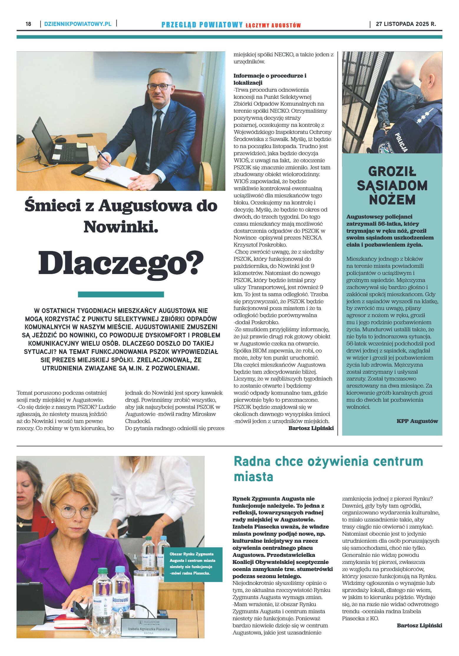 Miesięcznik Przegląd Powiatowy nr 11 z dnia 27 lis - strona 18