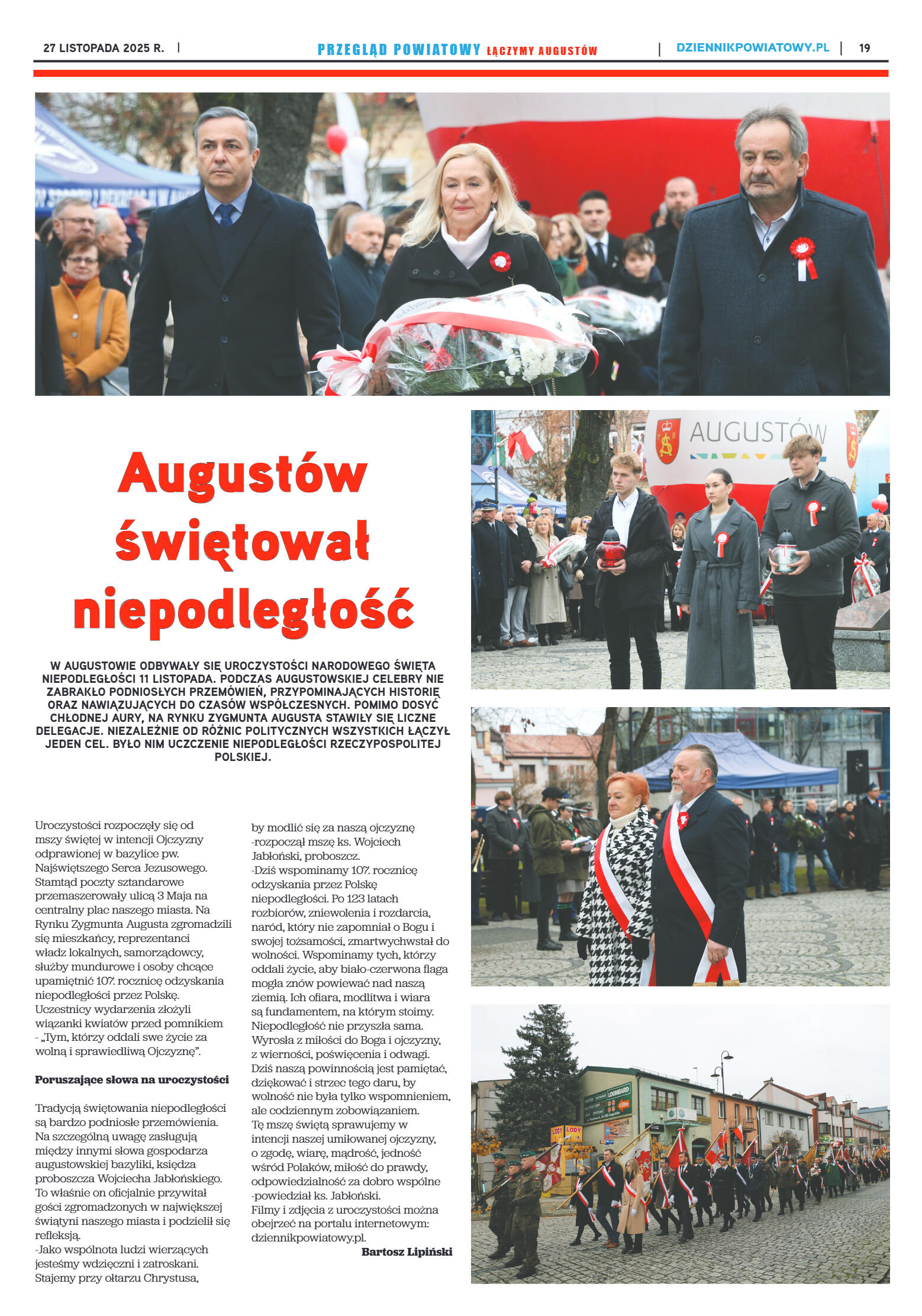 Miesięcznik Przegląd Powiatowy nr 11 z dnia 27 lis - strona 19