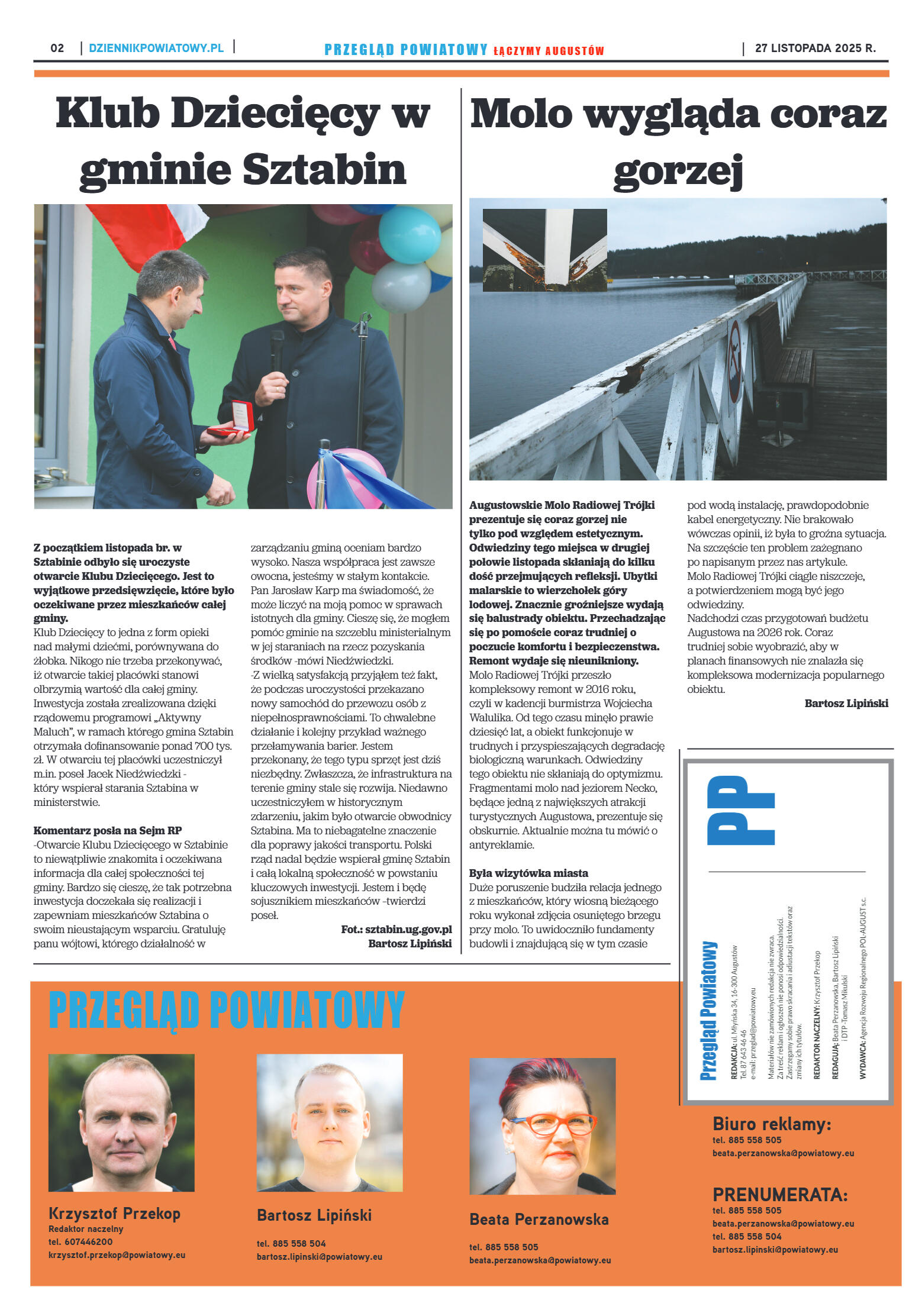 Miesięcznik Przegląd Powiatowy nr 11 z dnia 27 lis - strona 2