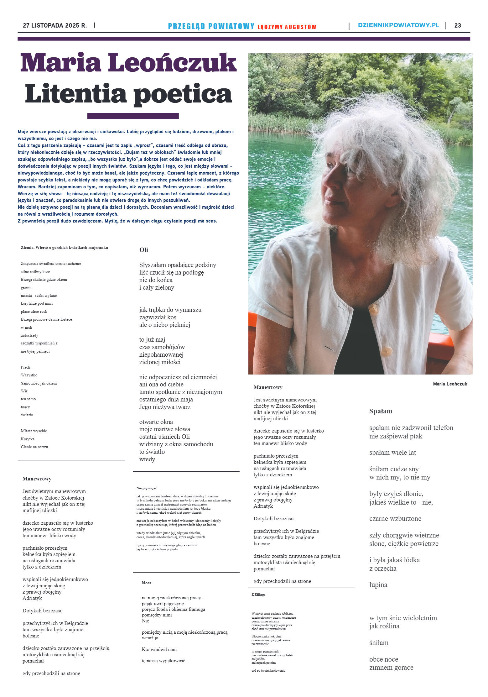 Miesięcznik Przegląd Powiatowy nr 11 z dnia 27 lis - strona 23