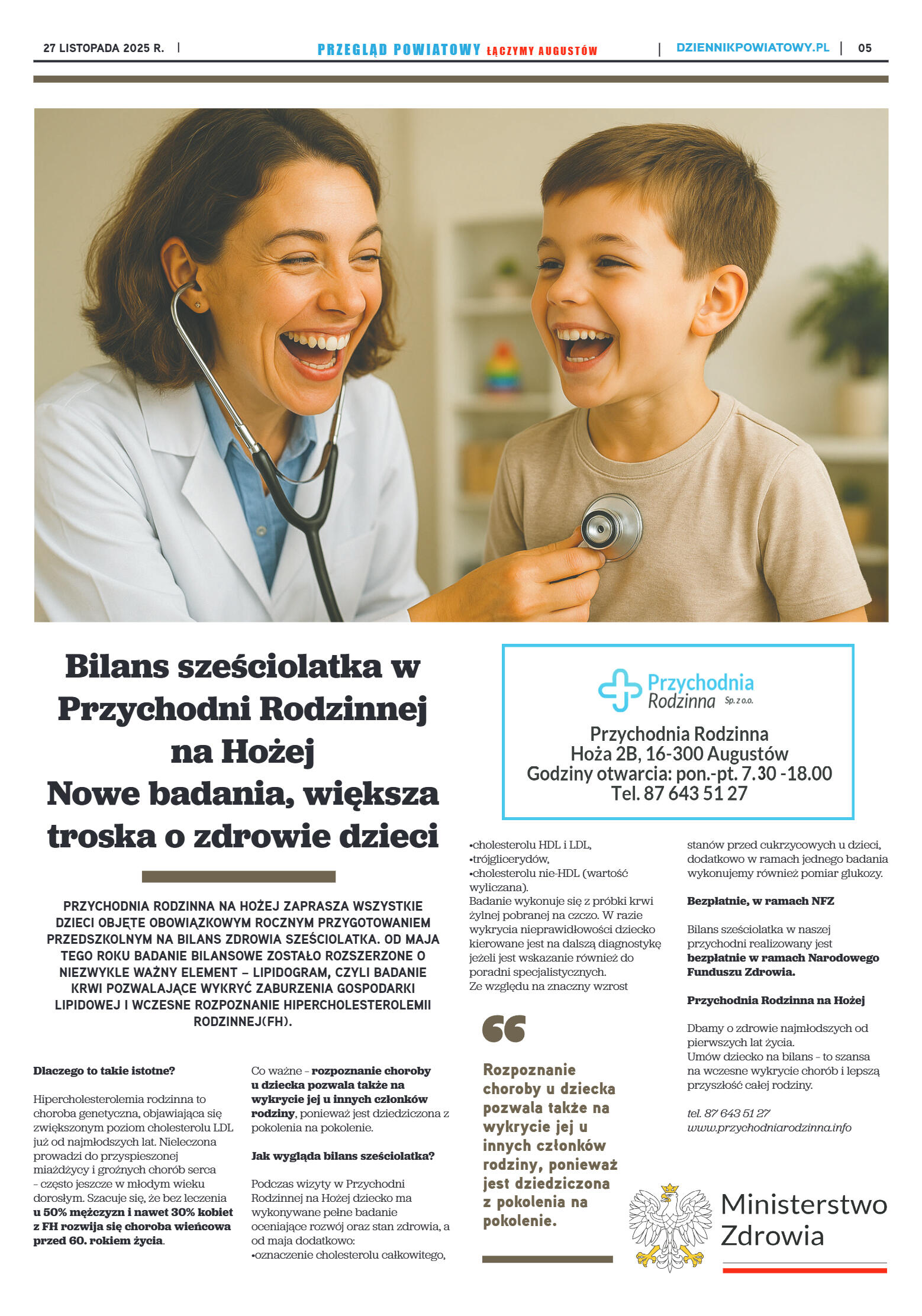 Miesięcznik Przegląd Powiatowy nr 11 z dnia 27 lis - strona 5