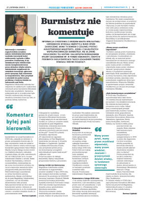 Miesięcznik Przegląd Powiatowy nr 11 z dnia 27 lis - strona 15