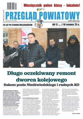 Miesięcznik Przegląd Powiatowy nr 12 z dnia 18 gru - strona 1
