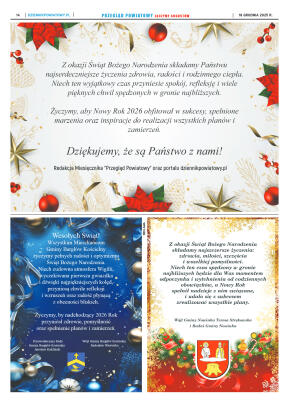 Miesięcznik Przegląd Powiatowy nr 12 z dnia 18 gru - strona 14