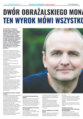 Miesięcznik Przegląd Powiatowy nr 1 z dnia 29 styc - strona 12