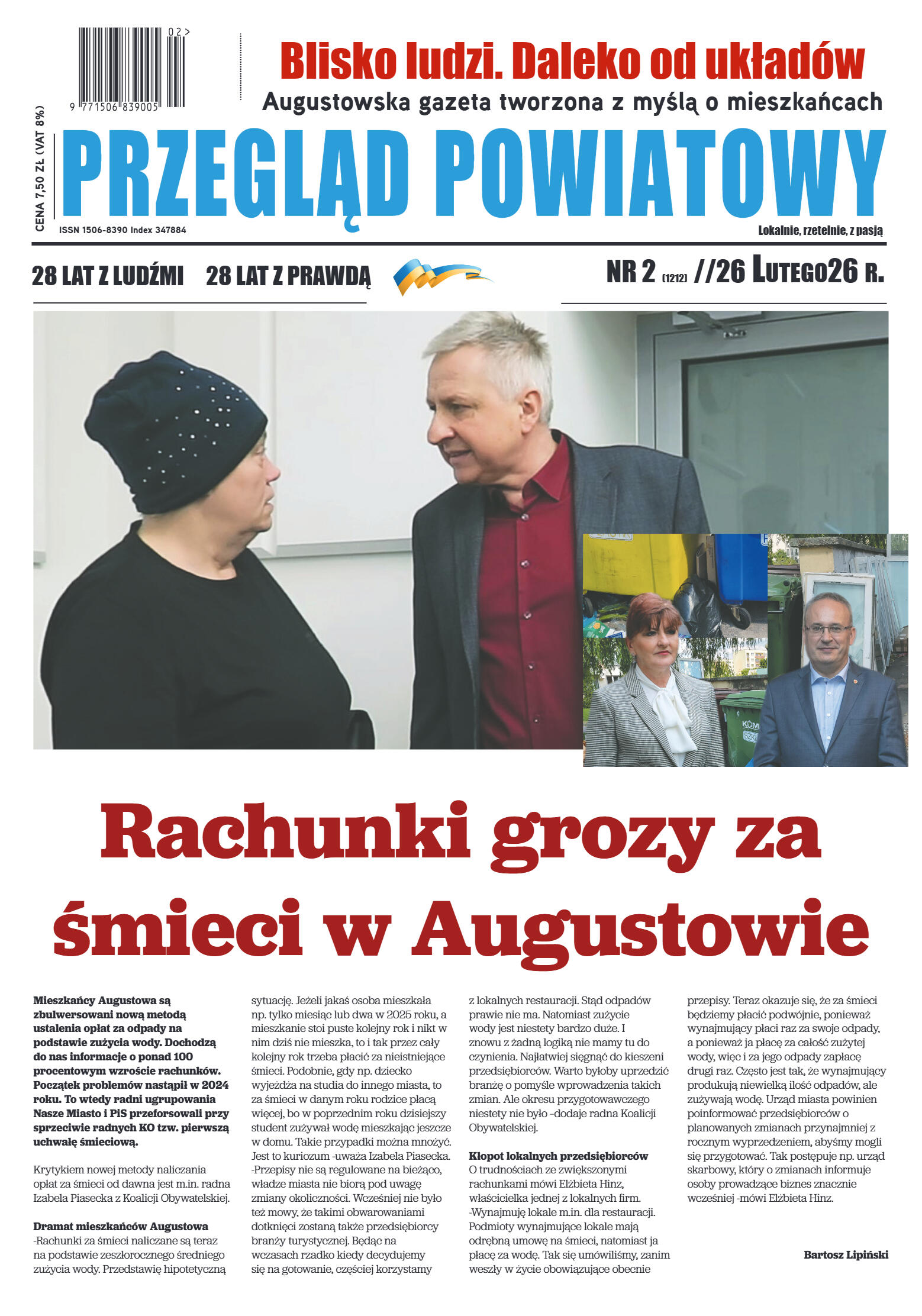 Miesięcznik Przegląd Powiatowy nr 2 z dnia 26 lute - strona 1