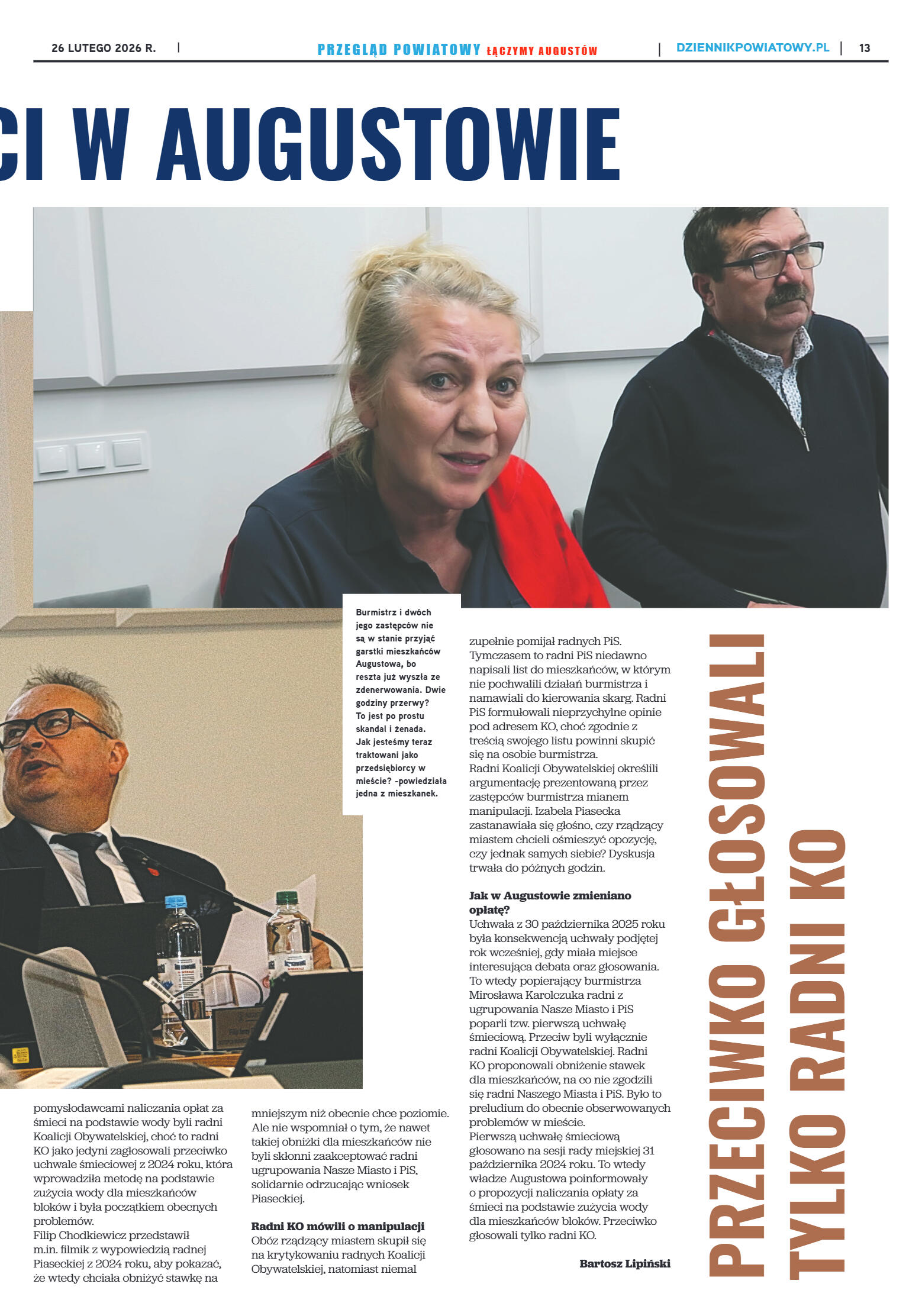 Miesięcznik Przegląd Powiatowy nr 2 z dnia 26 lute - strona 13