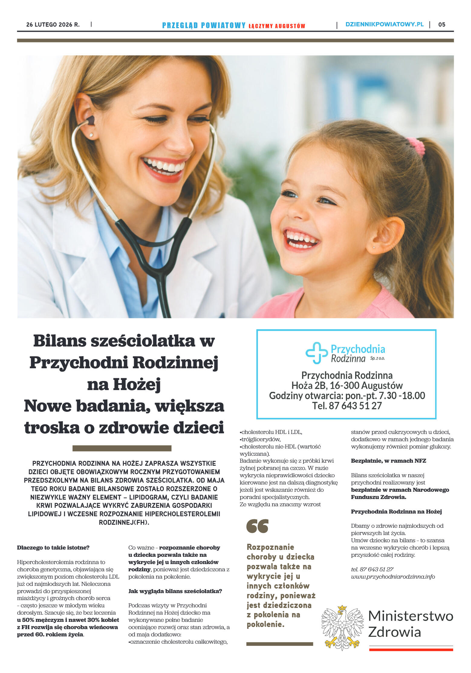 Miesięcznik Przegląd Powiatowy nr 2 z dnia 26 lute - strona 5