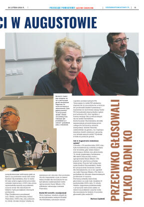 Miesięcznik Przegląd Powiatowy nr 2 z dnia 26 lute - strona 13