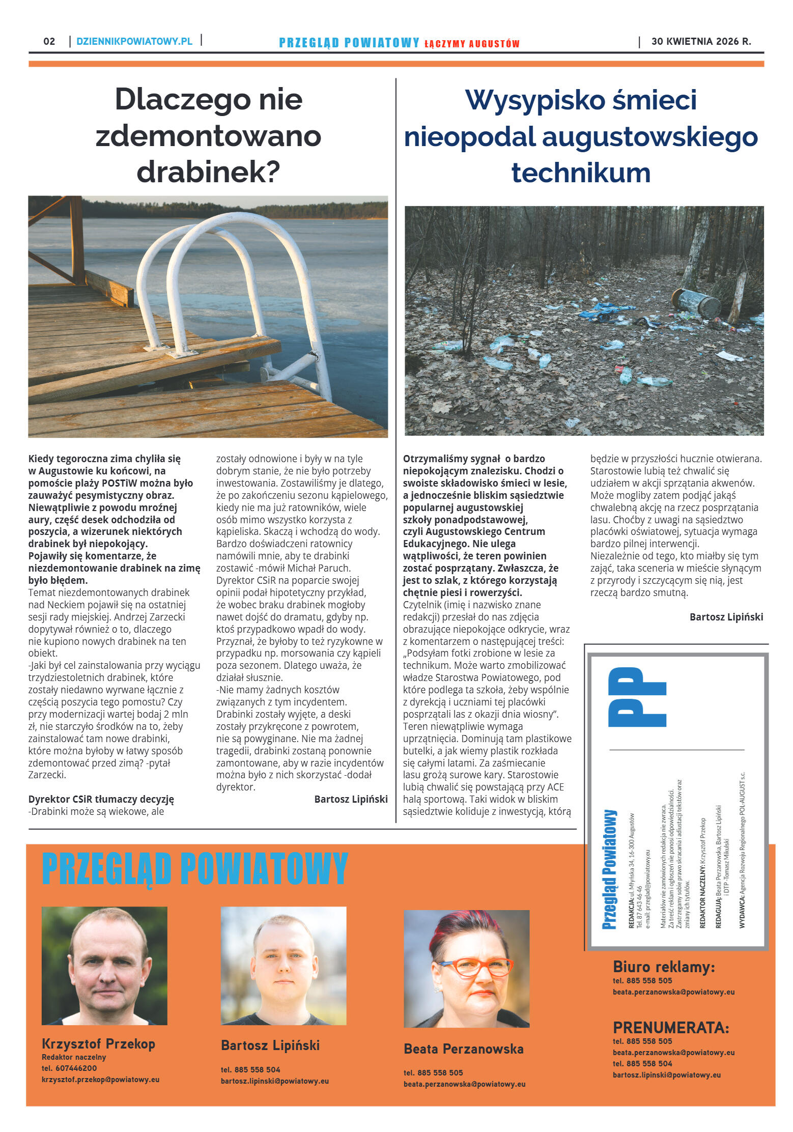 Miesięcznik Przegląd Powiatowy nr 3 z dnia 26 marc - strona 2