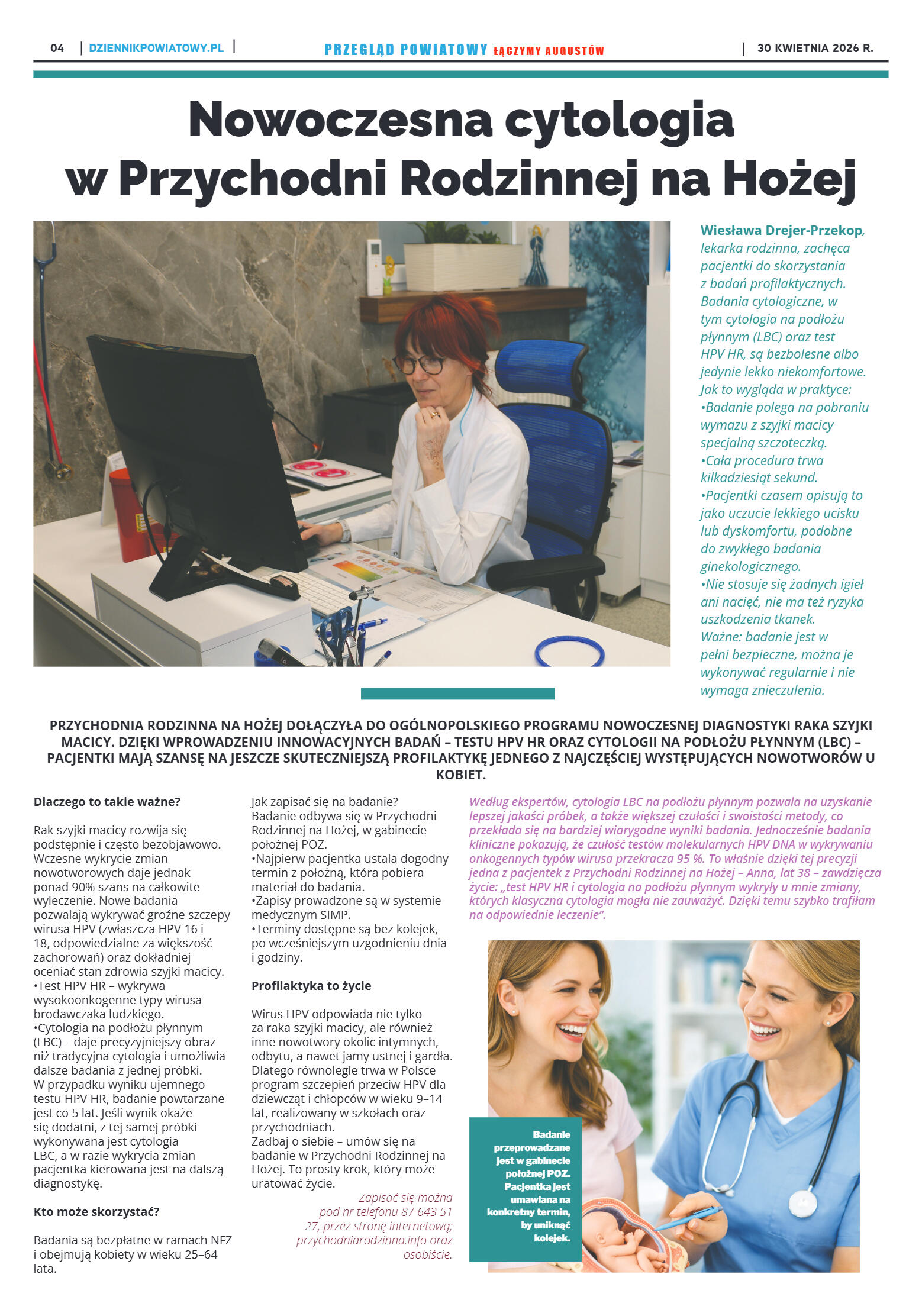 Miesięcznik Przegląd Powiatowy nr 3 z dnia 26 marc - strona 4